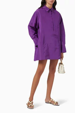 VALENTINO Couture Oversized Silk Blouse/ Dress Size IT 38