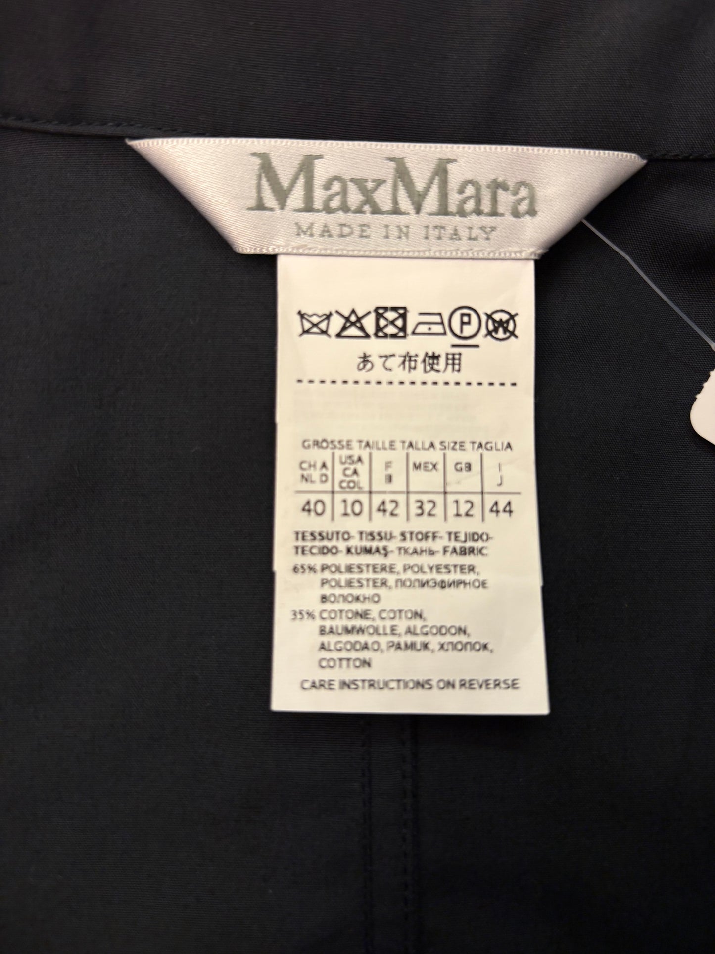 MAX MARA Ruffled Shirt Dress Size EU 40
