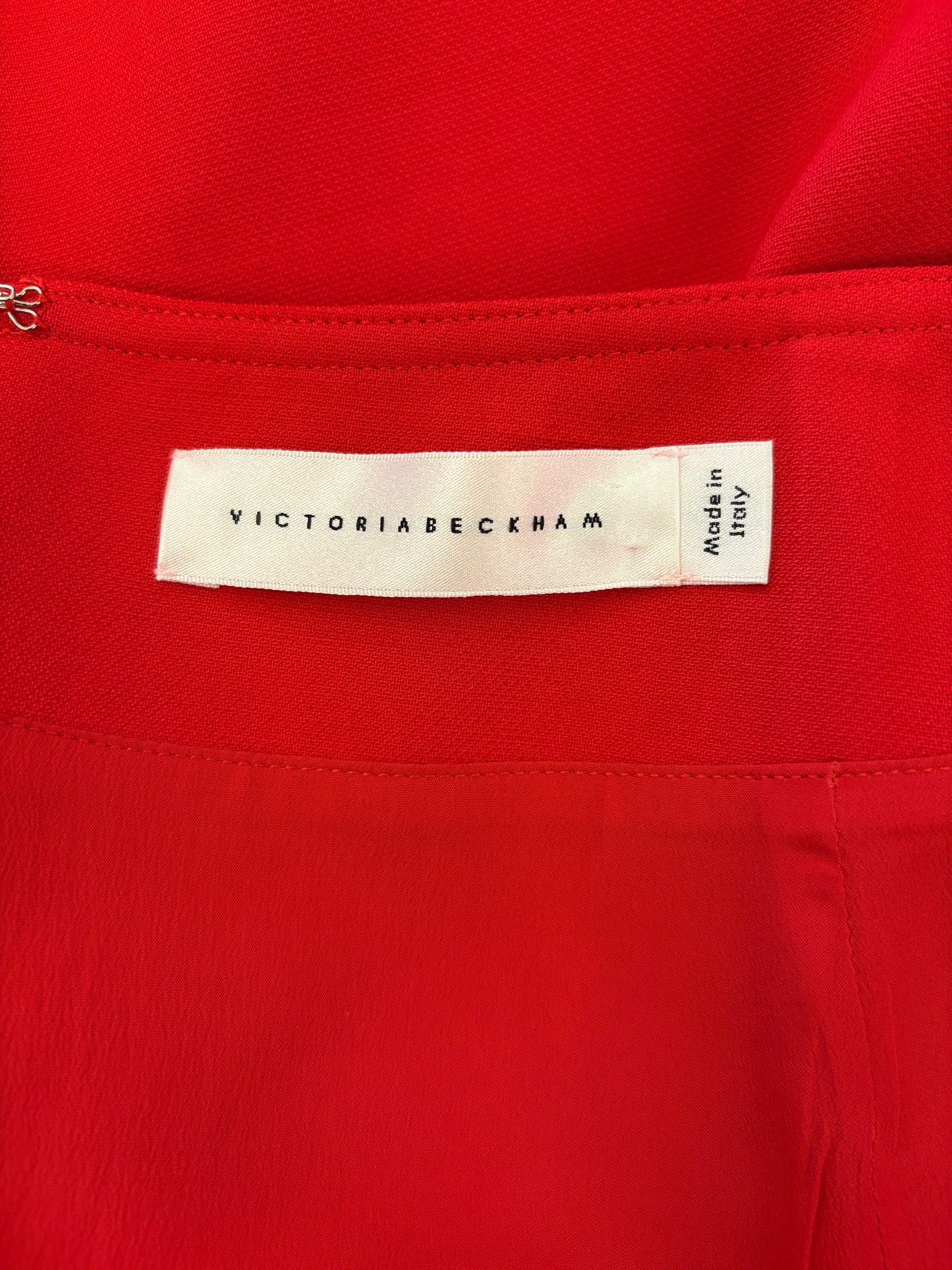 VICTORIA BECKHAM Flared A-Line Skirt Red Size FR 42
