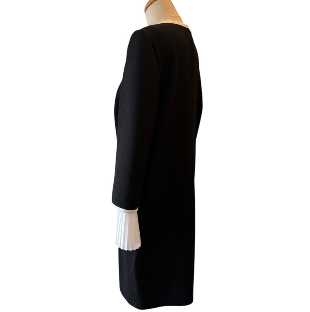 VICTORIA BECKHAM Pleated Cuff Mini Dress Size EU 40