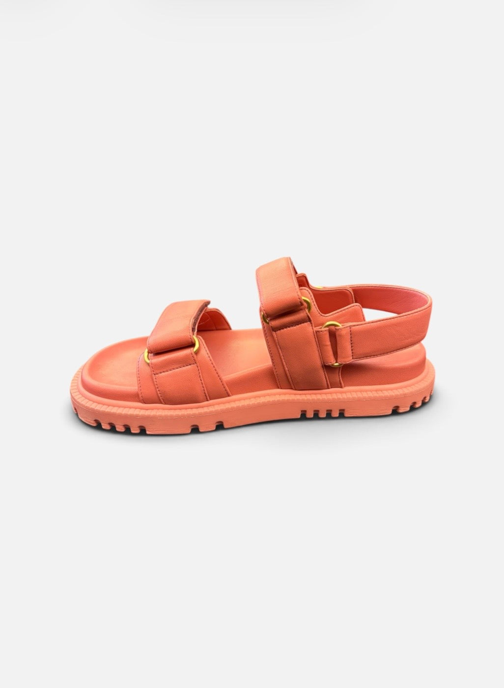 DIOR Dioract Sandals in Coral Pink Calfskin Size 37
