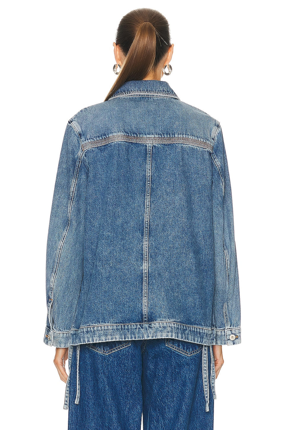 LOEWE (NWT) Anagram Denim Jacket Size 38