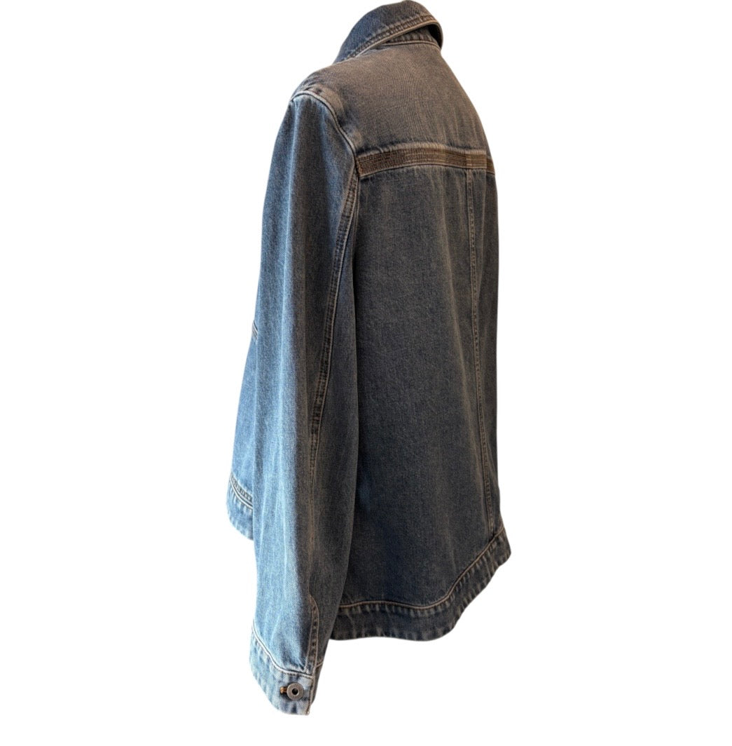 LOEWE (NWT) Anagram Denim Jacket Size 38