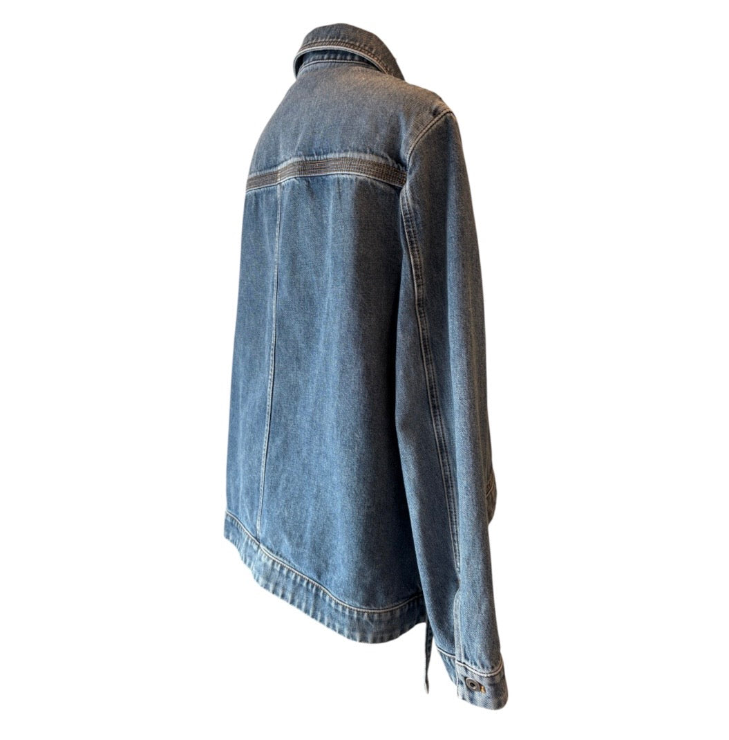 LOEWE (NWT) Anagram Denim Jacket Size 38