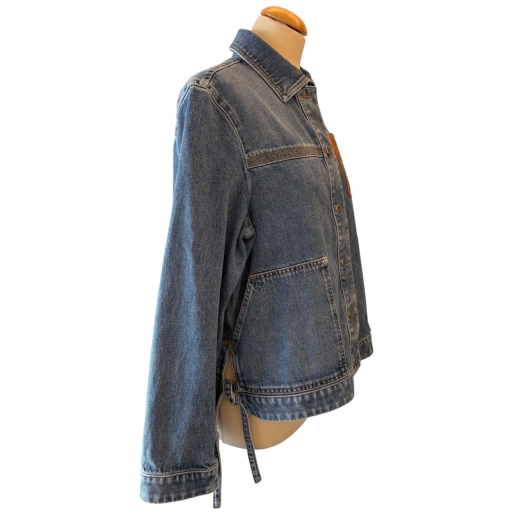 LOEWE (NWT) Anagram Denim Jacket Size 38