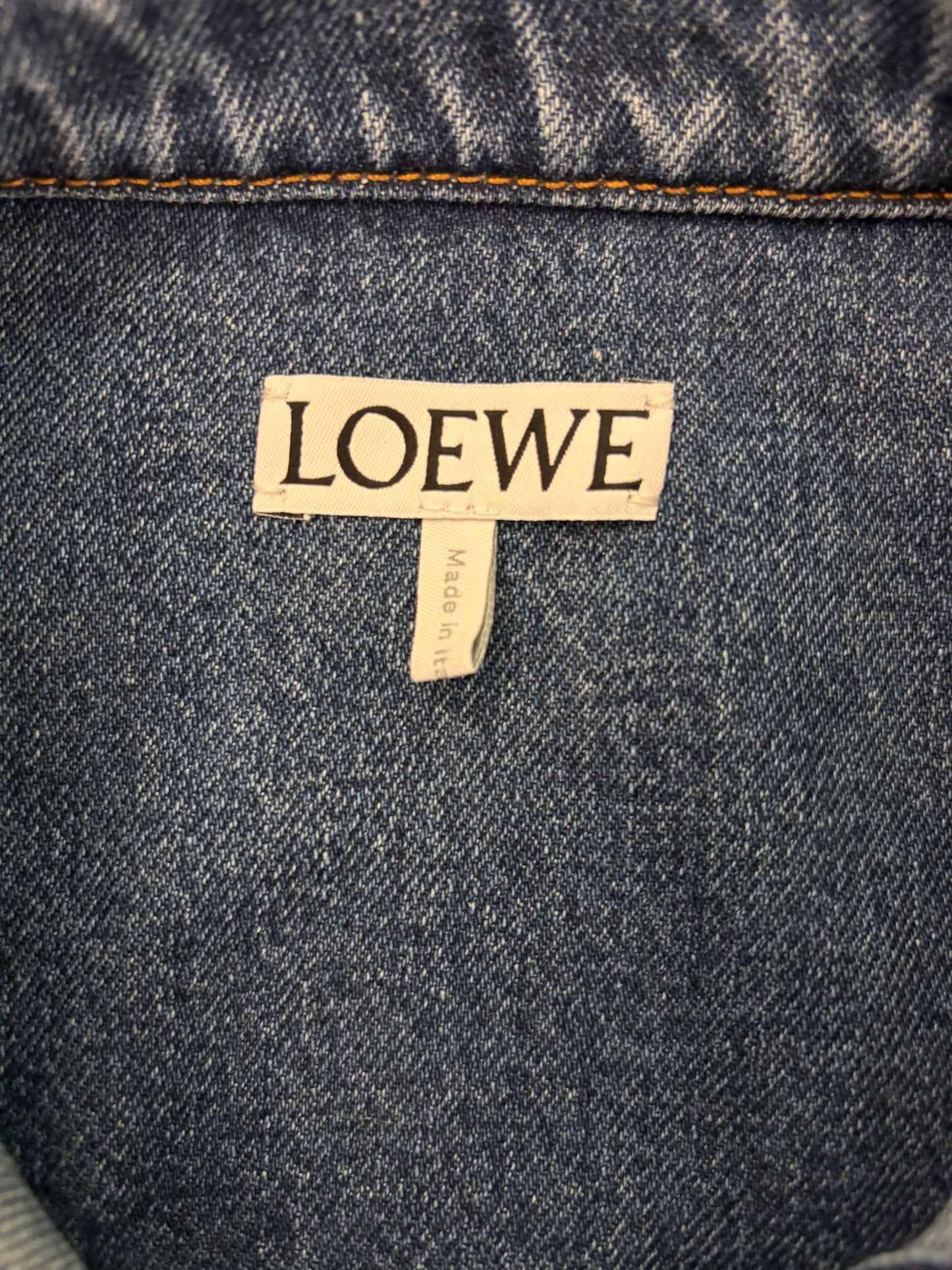 LOEWE (NWT) Anagram Denim Jacket Size 38