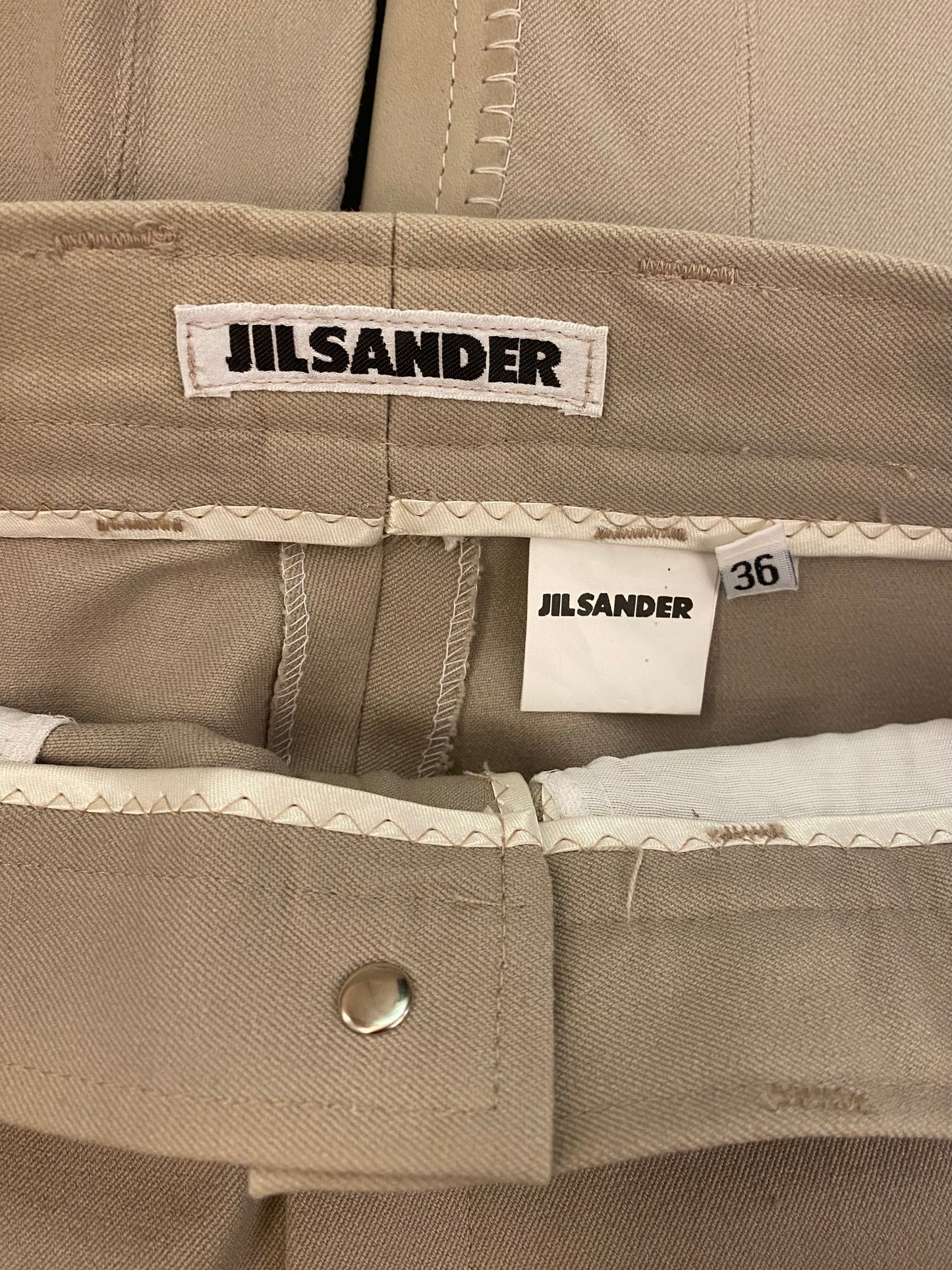 JIL SANDER Cotton Pants Size 36