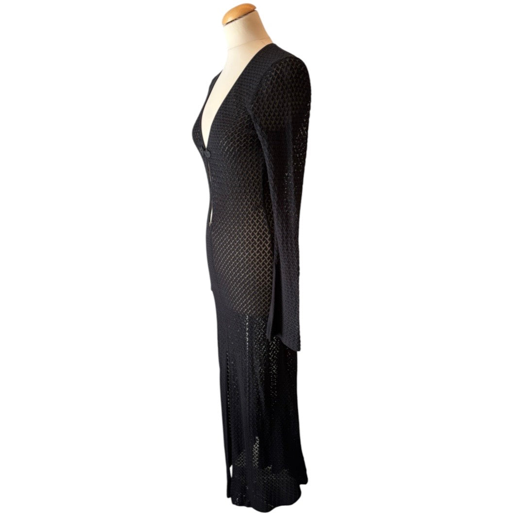 THE GARMENT Tanzania Open-Knit Maxi Dress Size 8