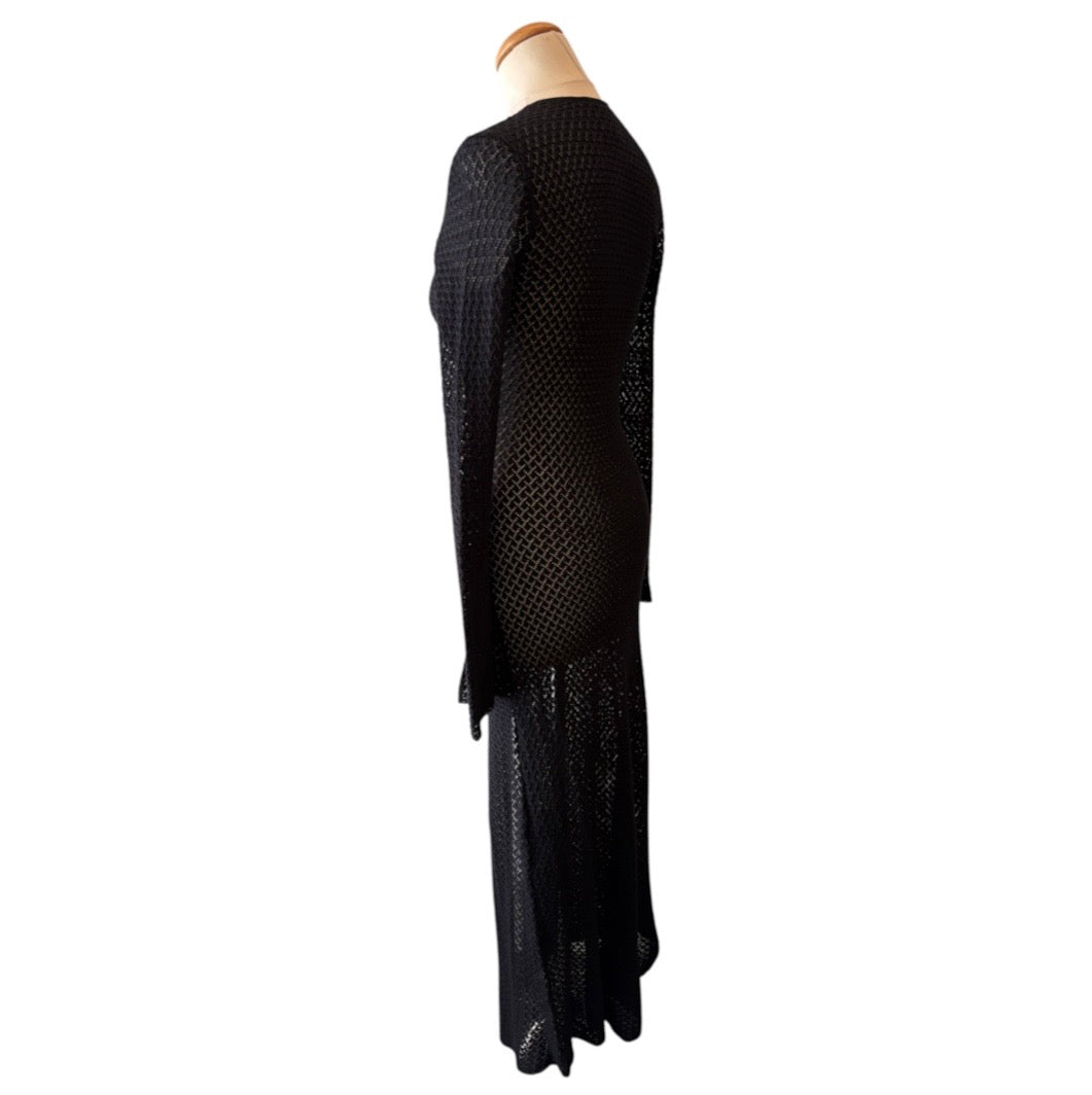 THE GARMENT Tanzania Open-Knit Maxi Dress Size 8