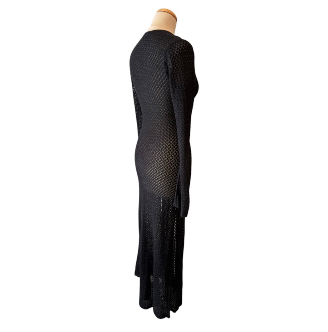 THE GARMENT Tanzania Open-Knit Maxi Dress Size 8