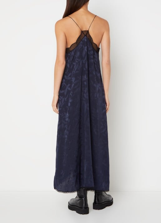 ZADIG & VOLTAIRE (NWT) Risty Silk Jacquard Midi Dress Size XS