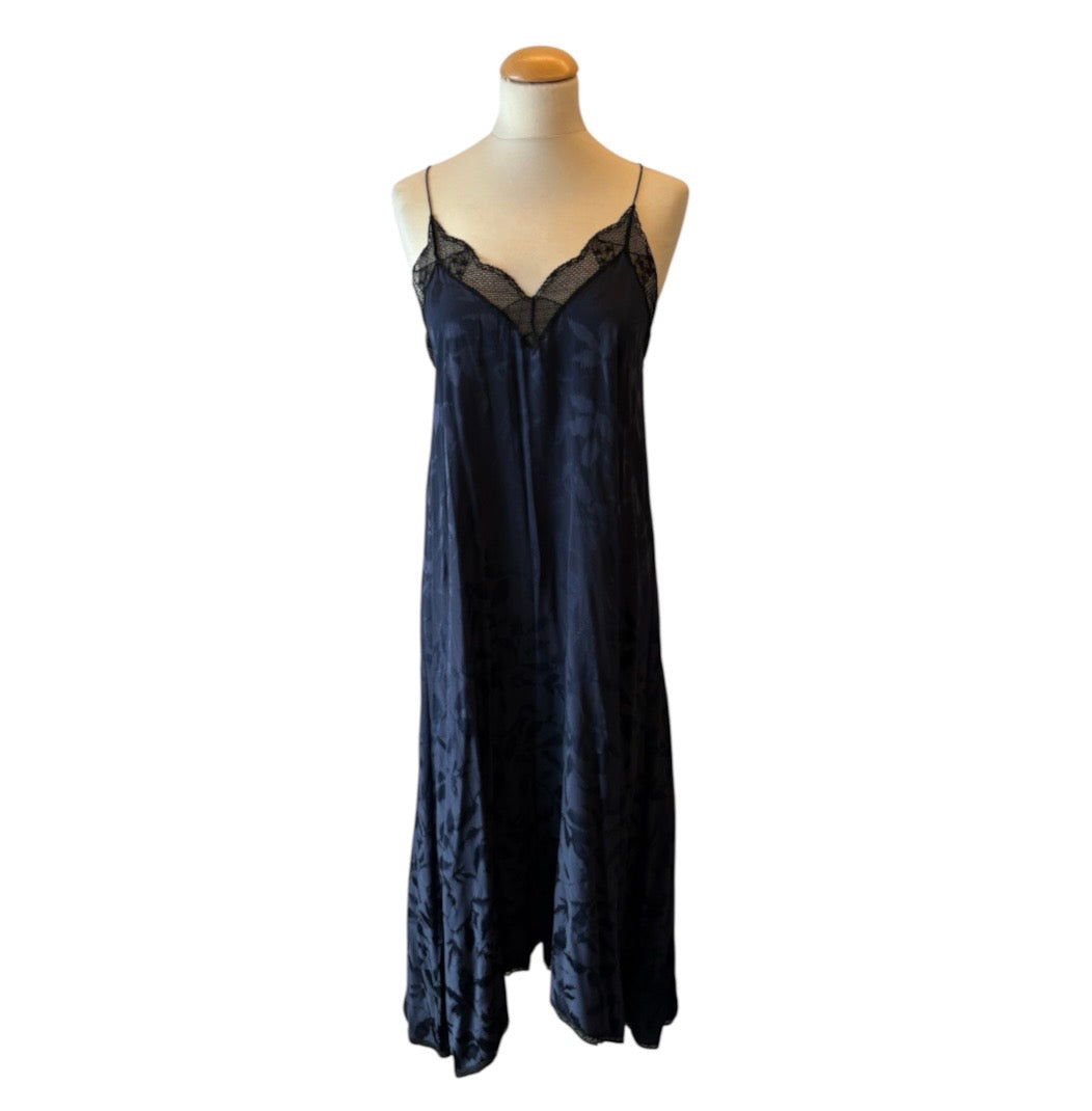 ZADIG & VOLTAIRE (NWT) Risty Silk Jacquard Midi Dress Size XS