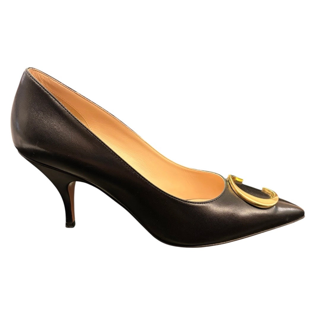 DIOR Initials Lambskin Pumps - Black Size 40
