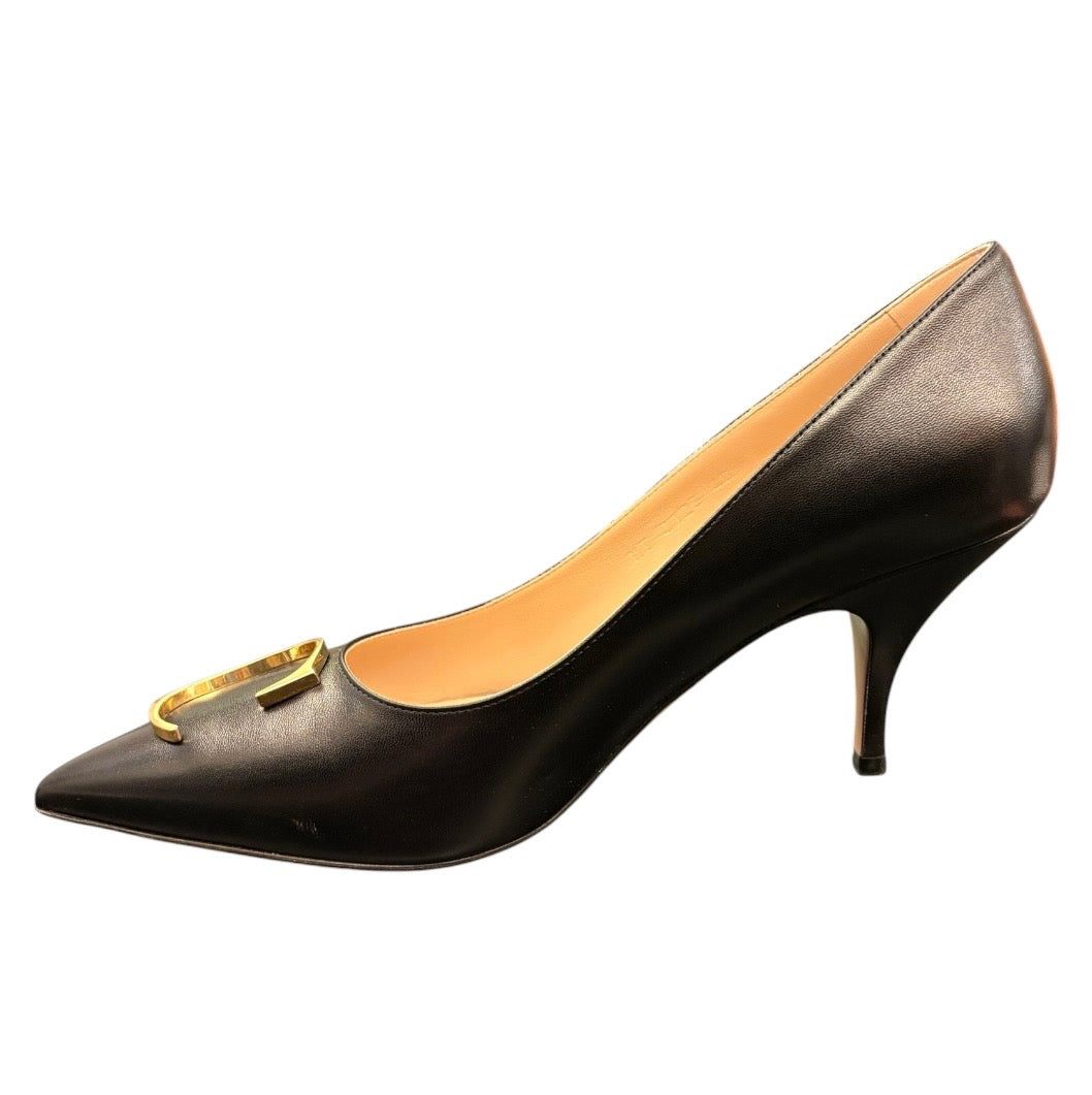 DIOR Initials Lambskin Pumps - Black Size 40