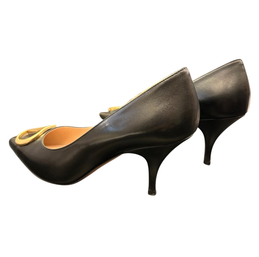 DIOR Initials Lambskin Pumps - Black Size 40