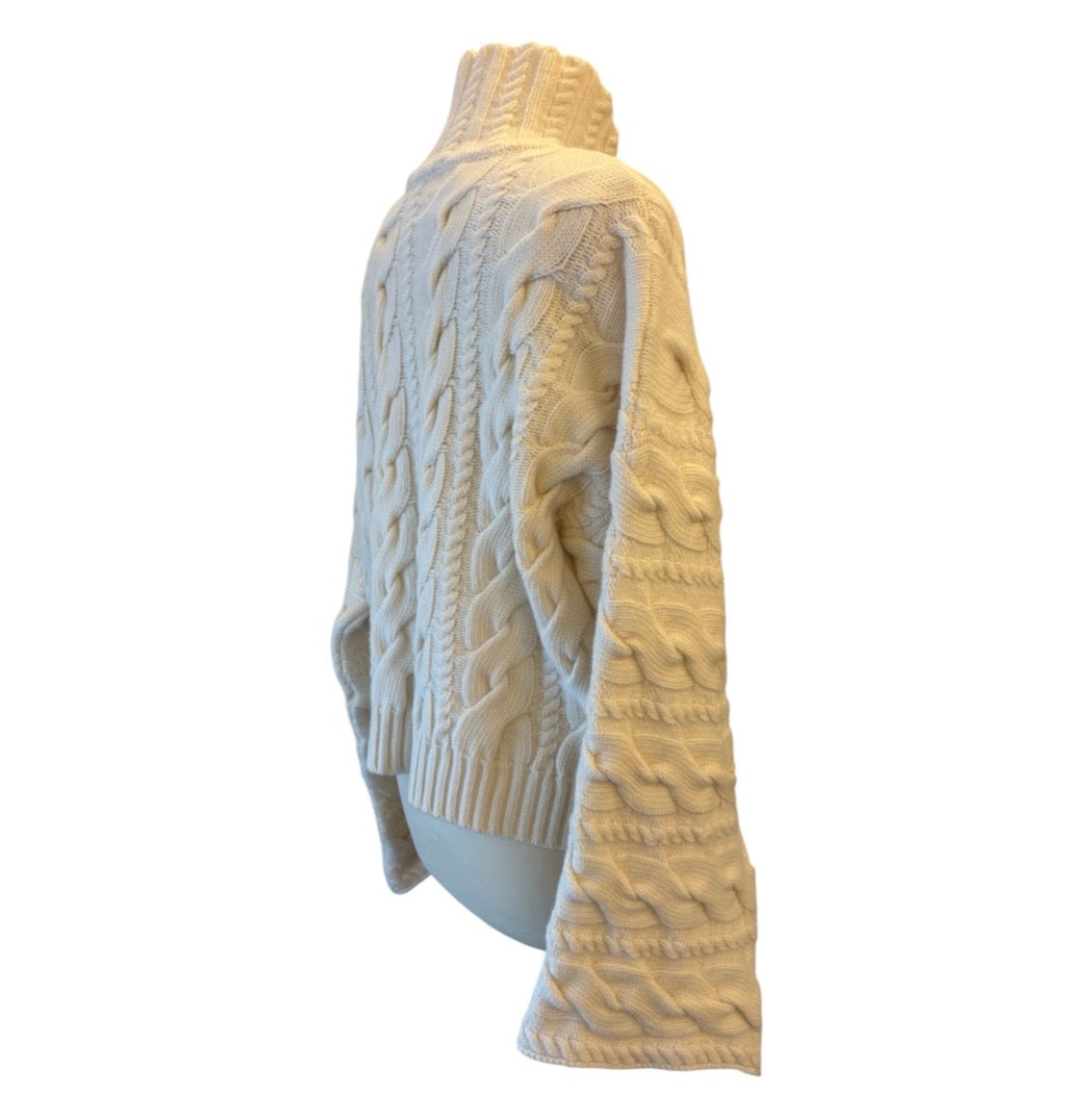 DAGMAR Cable-Knit Sweater Size S