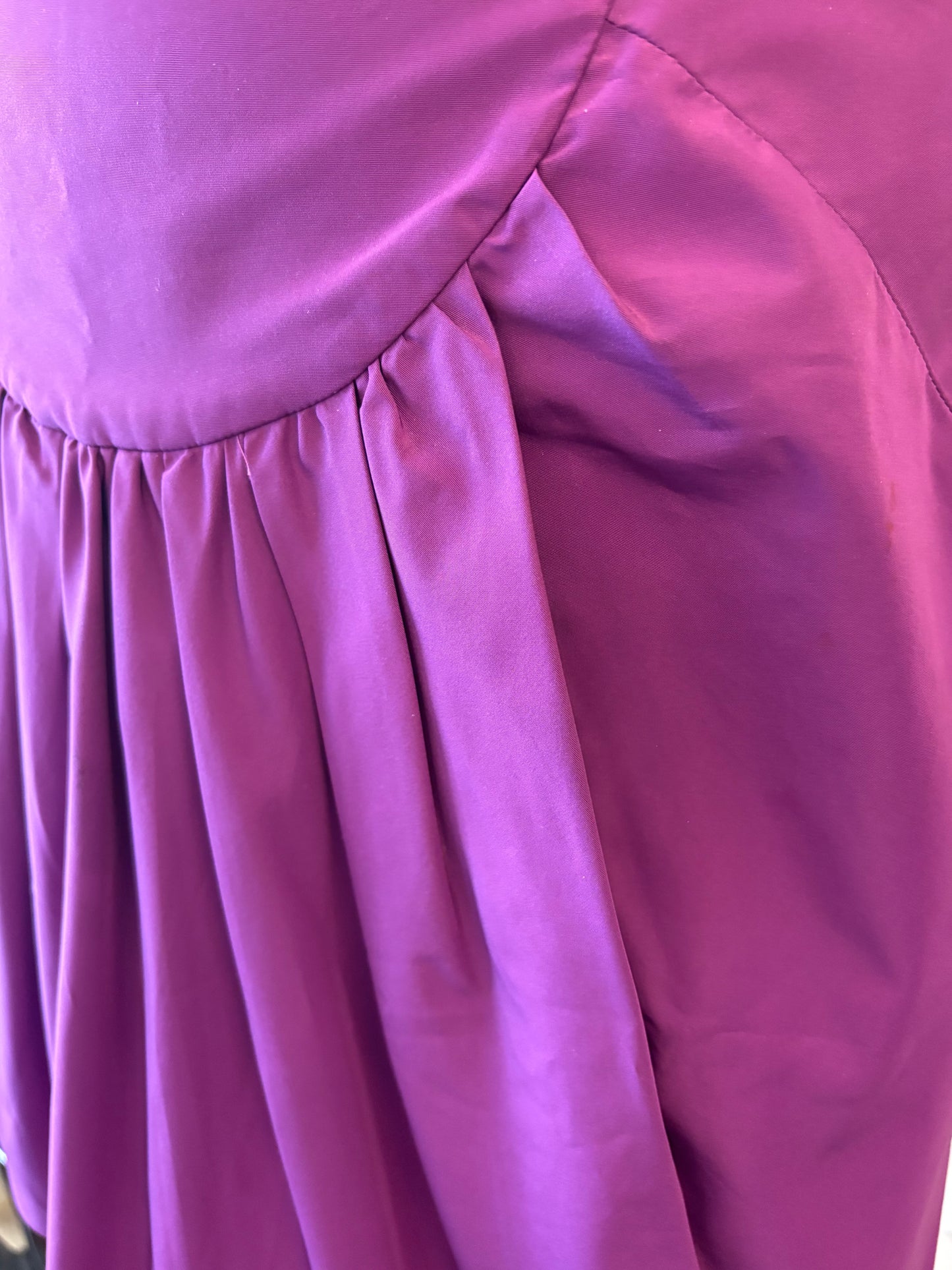 Miu Miu Archival Purple Pleated Mini Skirt Size IT 40 (Y2K / 2008)