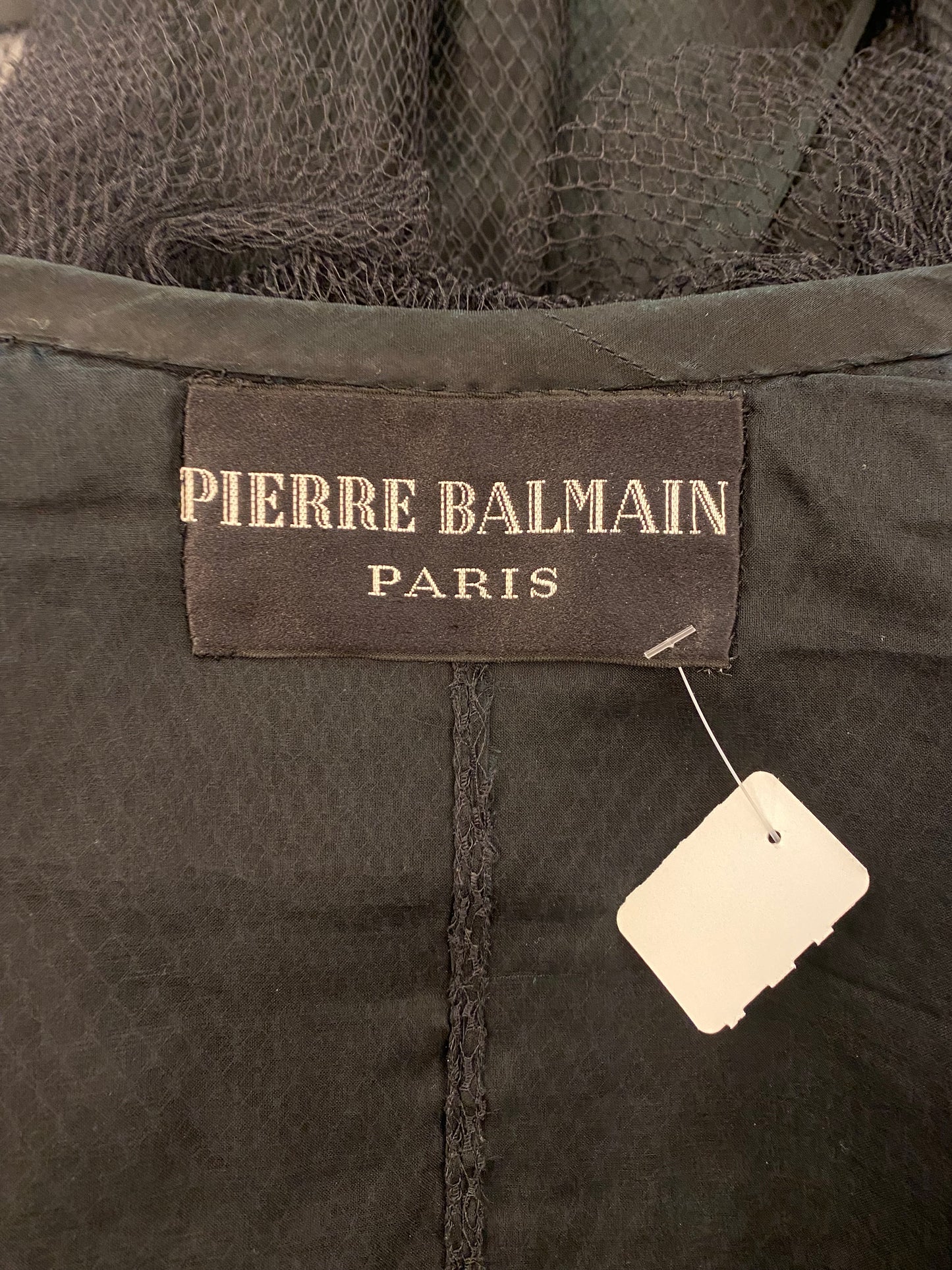 PIERRE BALMAIN Black Blouse Size S