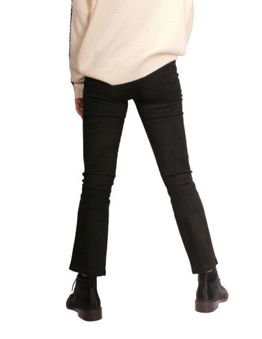 ARMA (NWT) Suede Leather Pants Black Size 34