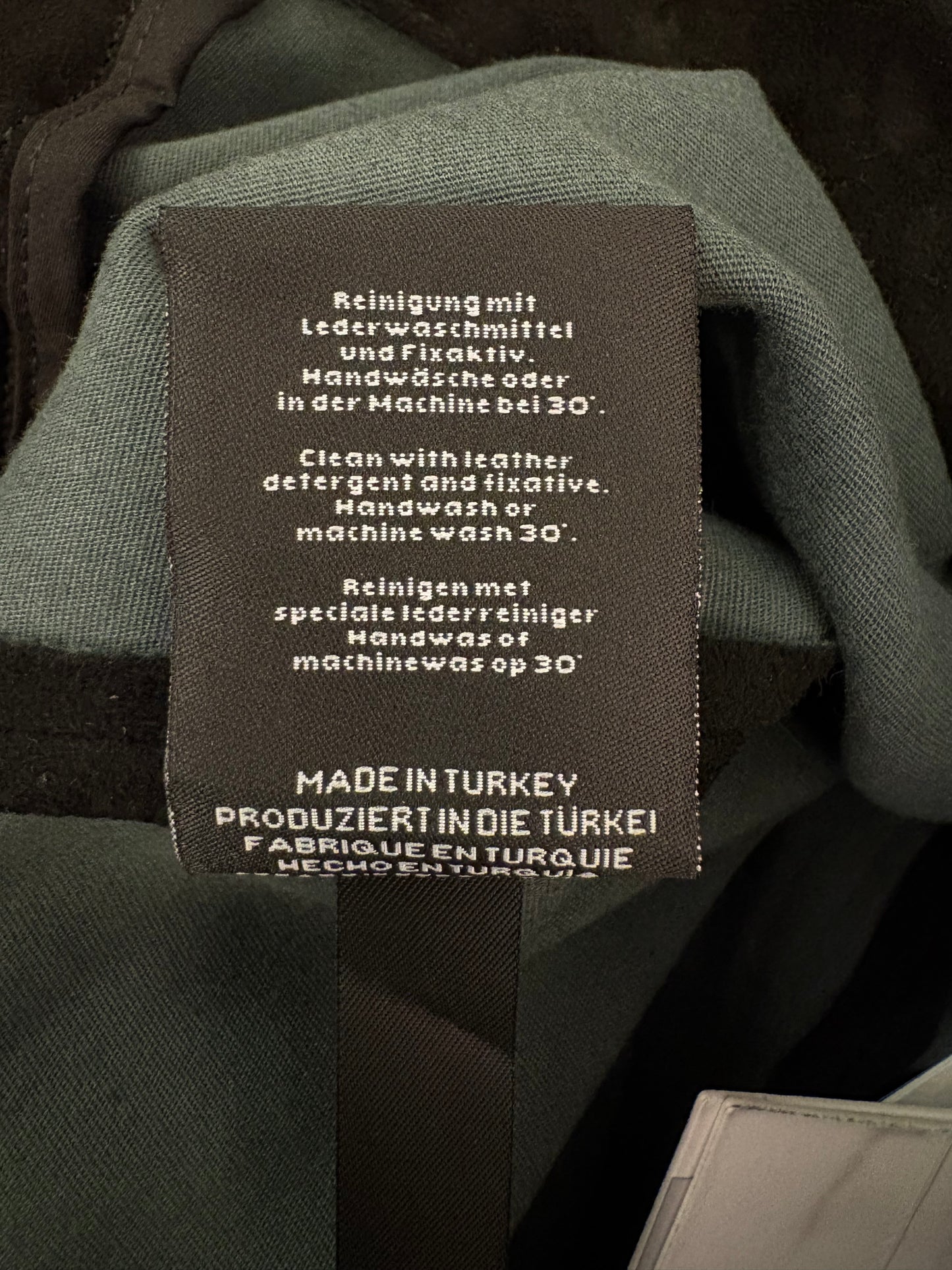 ARMA (NWT) Suede Leather Pants Black Size 34