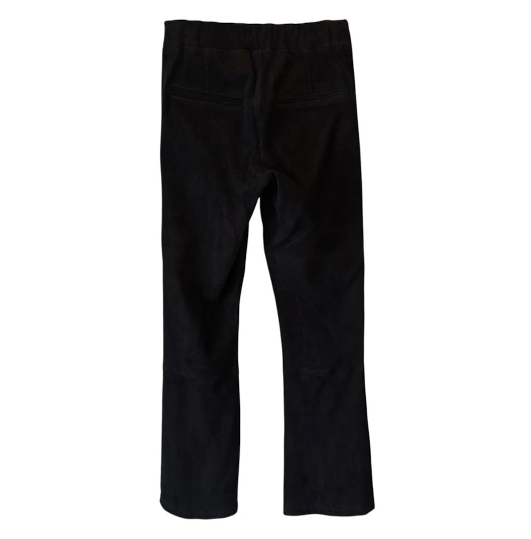 ARMA (NWT) Suede Leather Pants Black Size 34