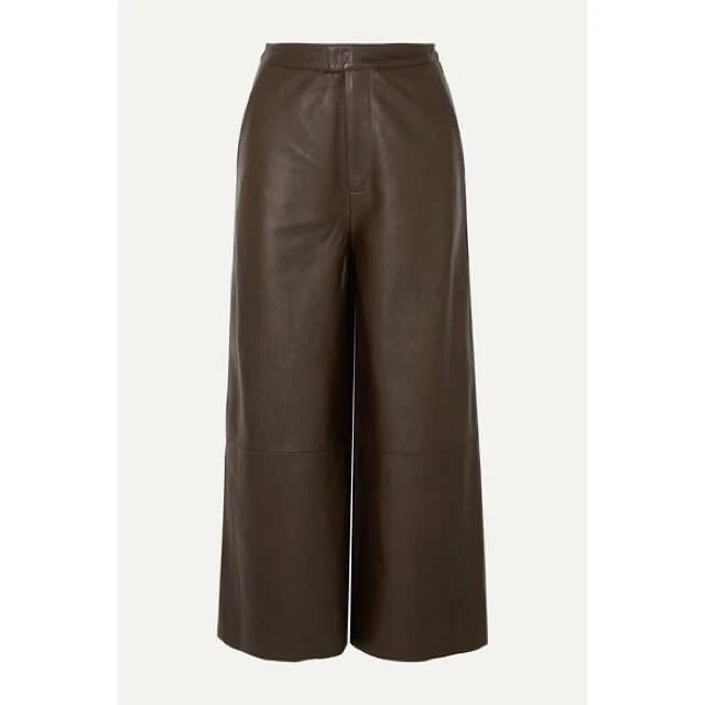 REMAIN Birger Christensen (NWT) Wide Leather Pants Size 34