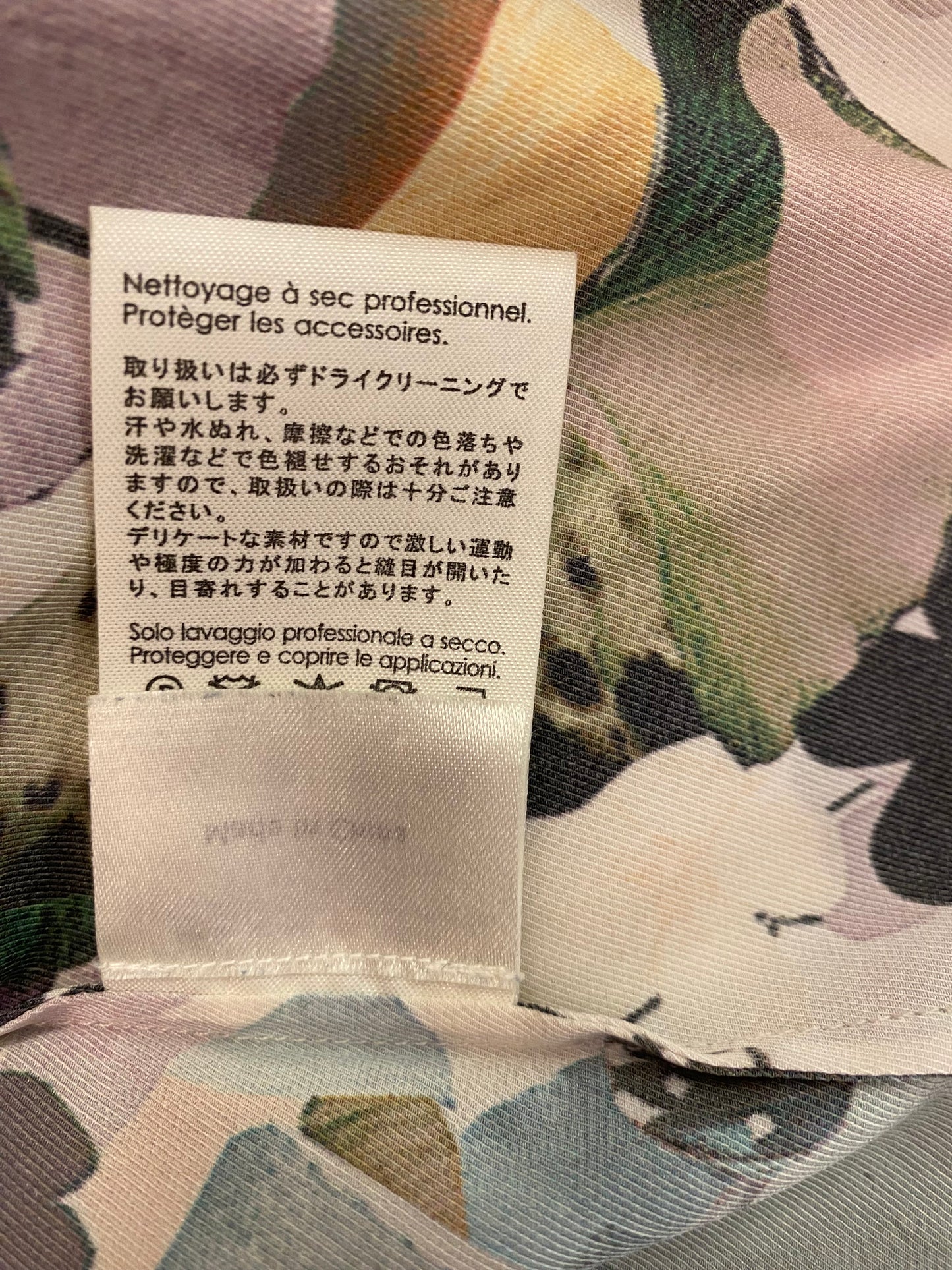3.1 PHILLIP LIM Printed Silk Shirt Size 38