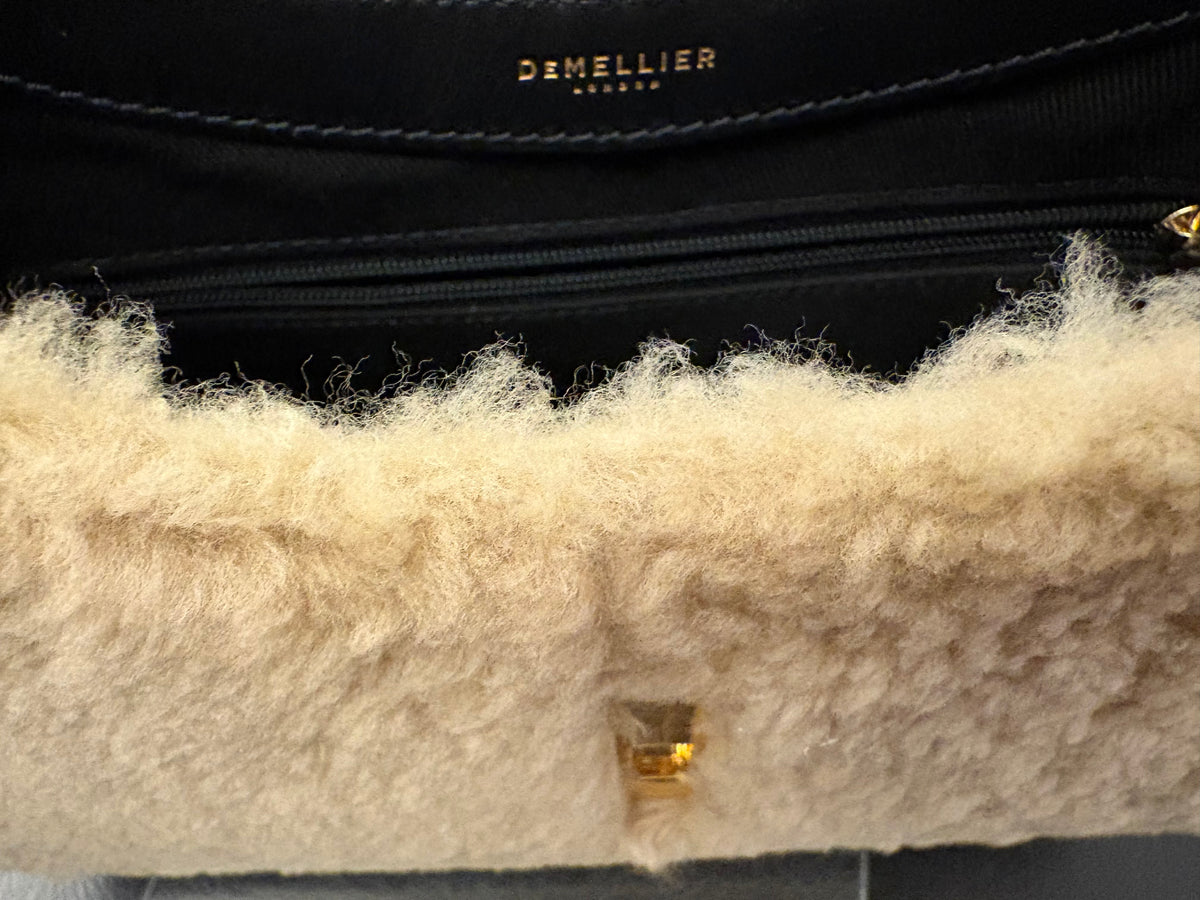 DEMELLIER The Tokyo Shearling Shoulder Bag