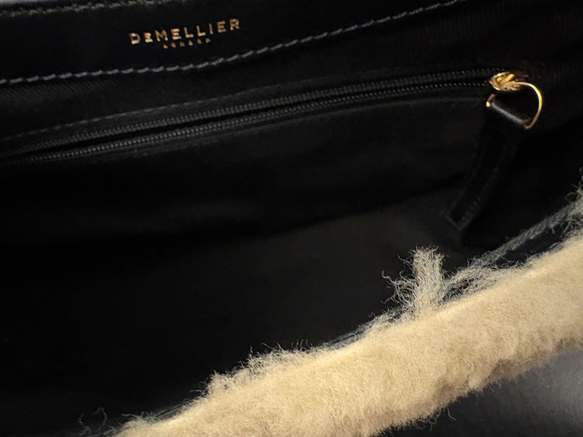 DEMELLIER The Tokyo Shearling Shoulder Bag