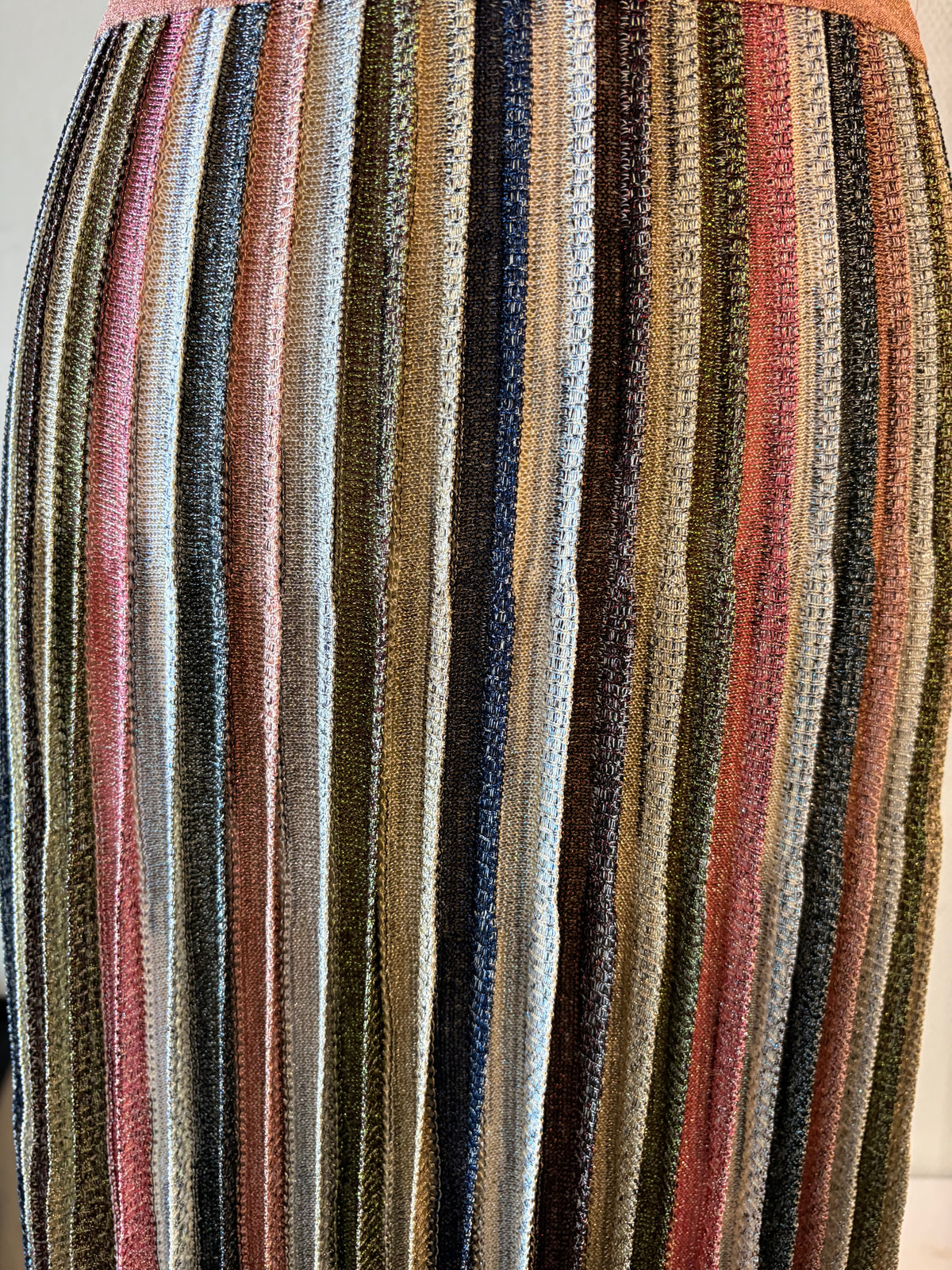 MISSONI Striped Knit Maxi Skirt Size IT 40