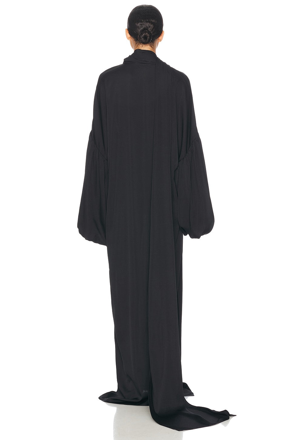 HELSA (NWT) Serafina Silk Maxi Dress - Black Size XS