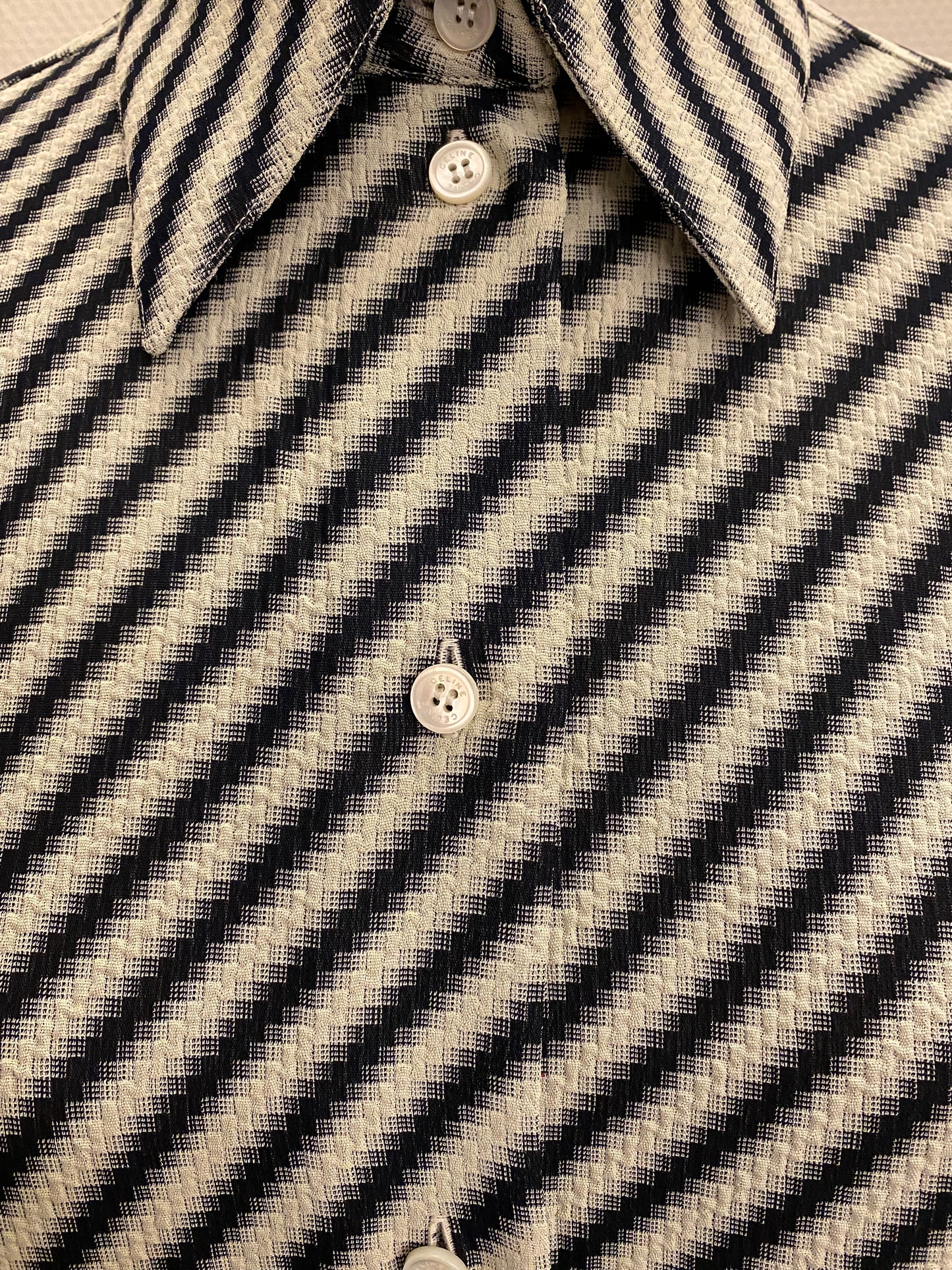 CELINE Oversized Striped Shirt Size 34