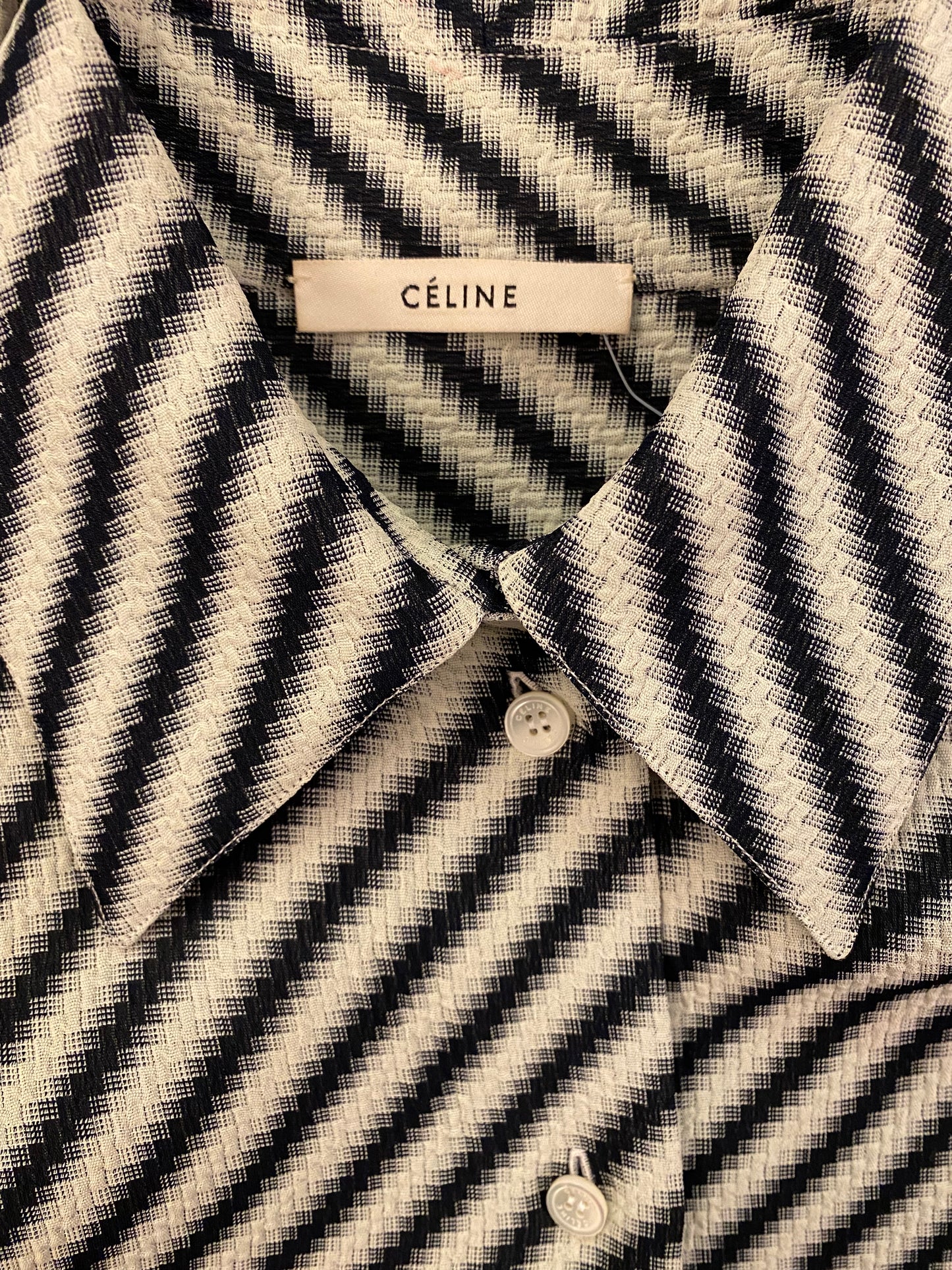 CELINE Oversized Striped Shirt Size 34
