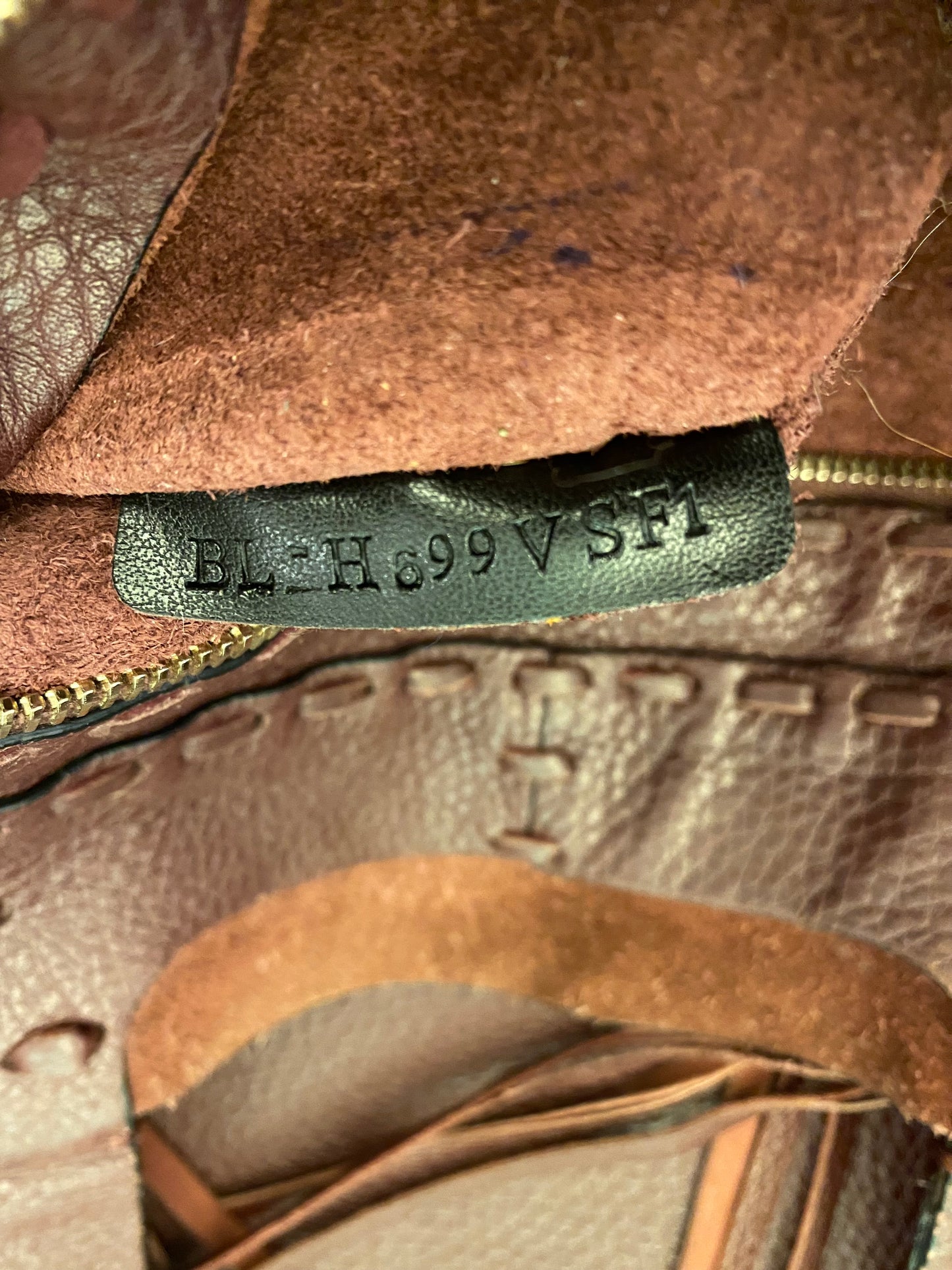 VALENTINO Leather Fringe Tote Bag
