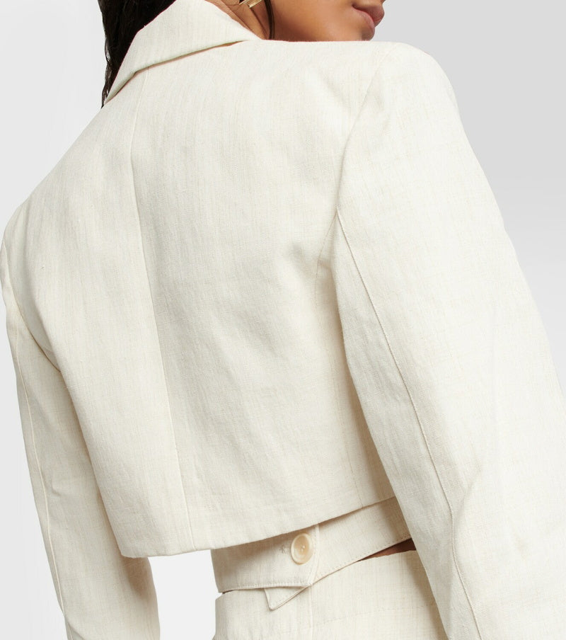 JACQUEMUS La Robe Bari Linen-blend Dress Size Eu 36