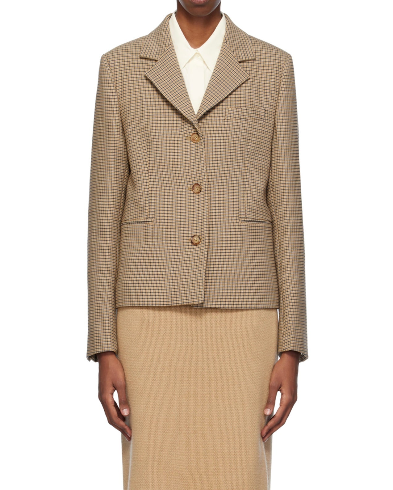 TOTÊME Petite Houndstooth Blazer Size 38