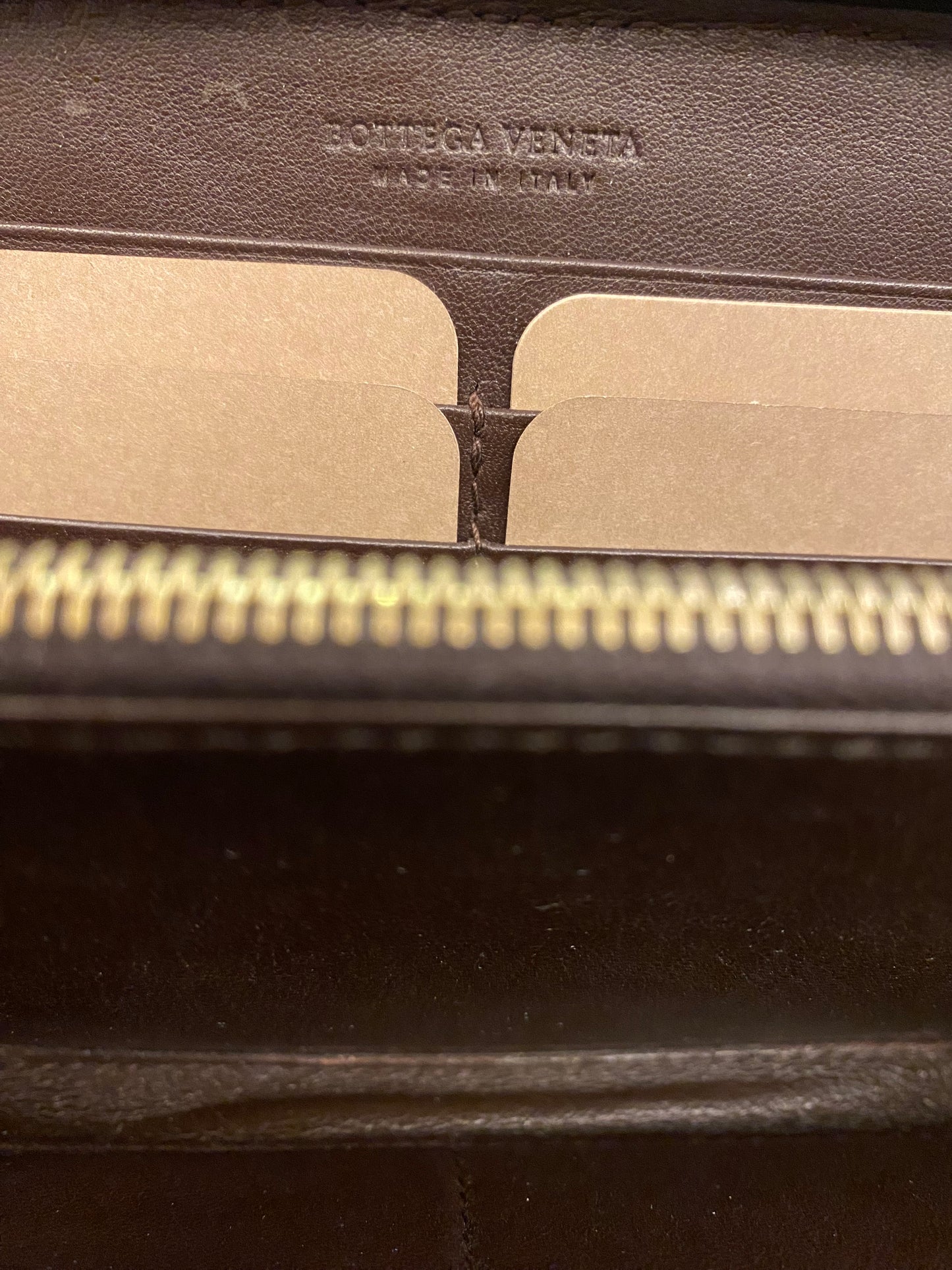 BOTTEGA VENETA Intrecciato Zip-around Leather Wallet