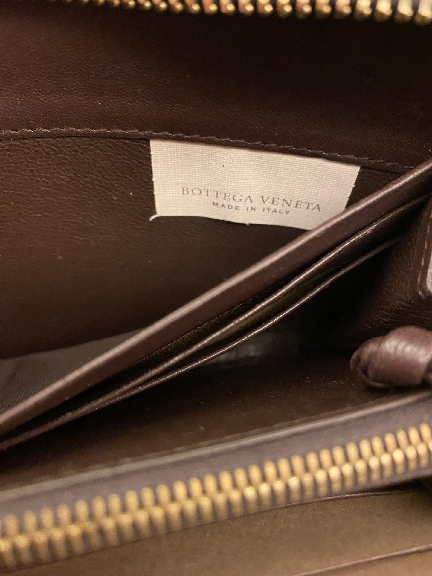 BOTTEGA VENETA Intrecciato Zip-around Leather Wallet