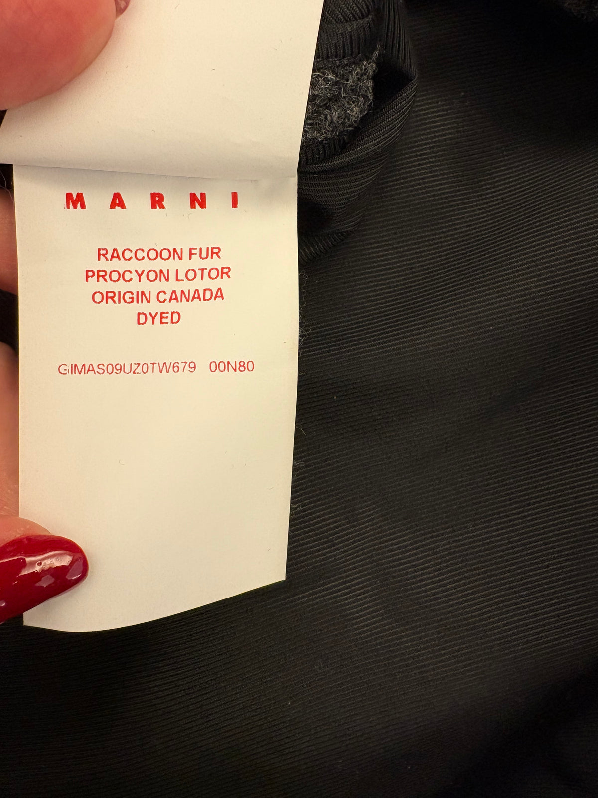 MARNI Wool Jacket with Fur Cuffs Size IT 42
