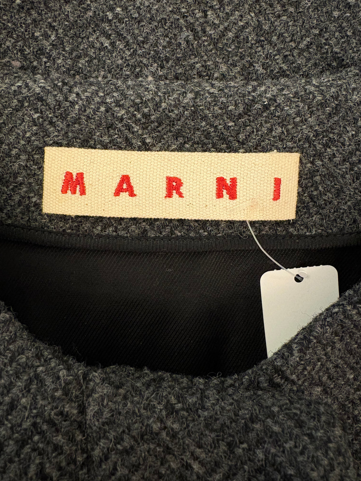 MARNI Wool Jacket with Fur Cuffs Size IT 42