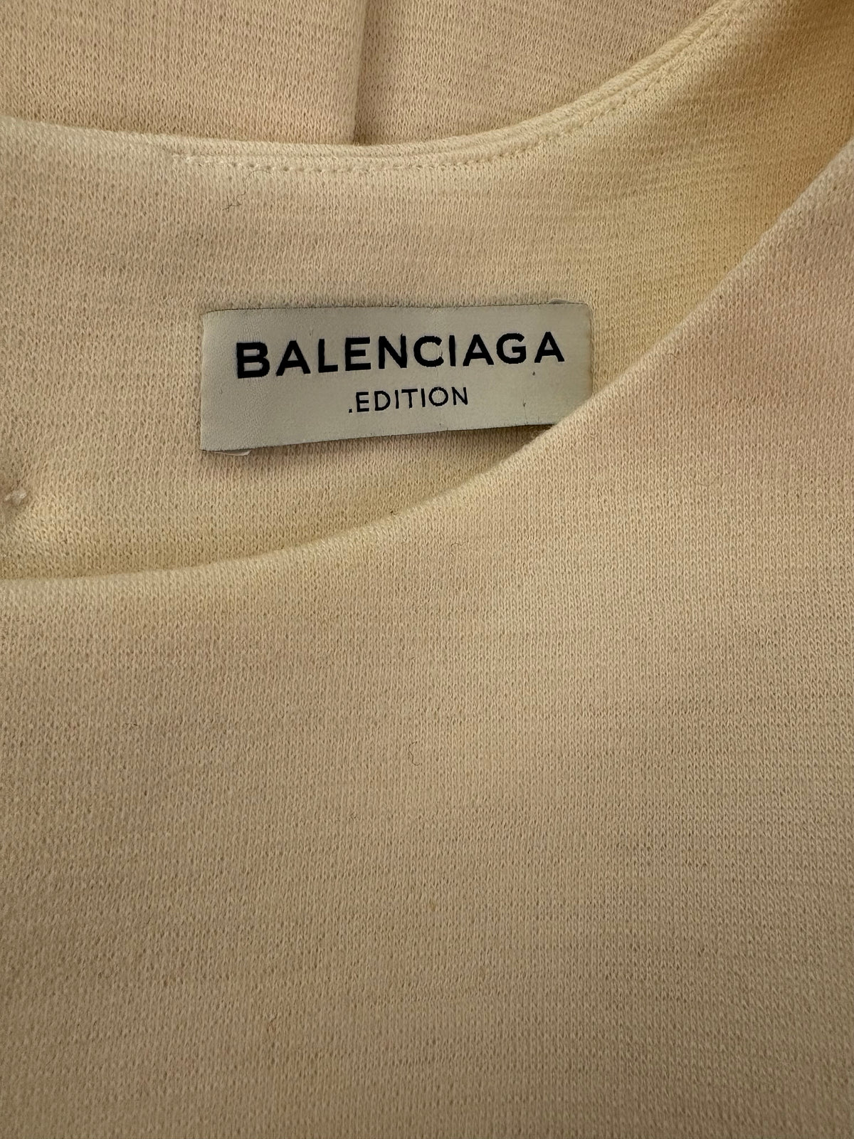 BALENCIAGA Virgin Wool Crop Top Size FR 42