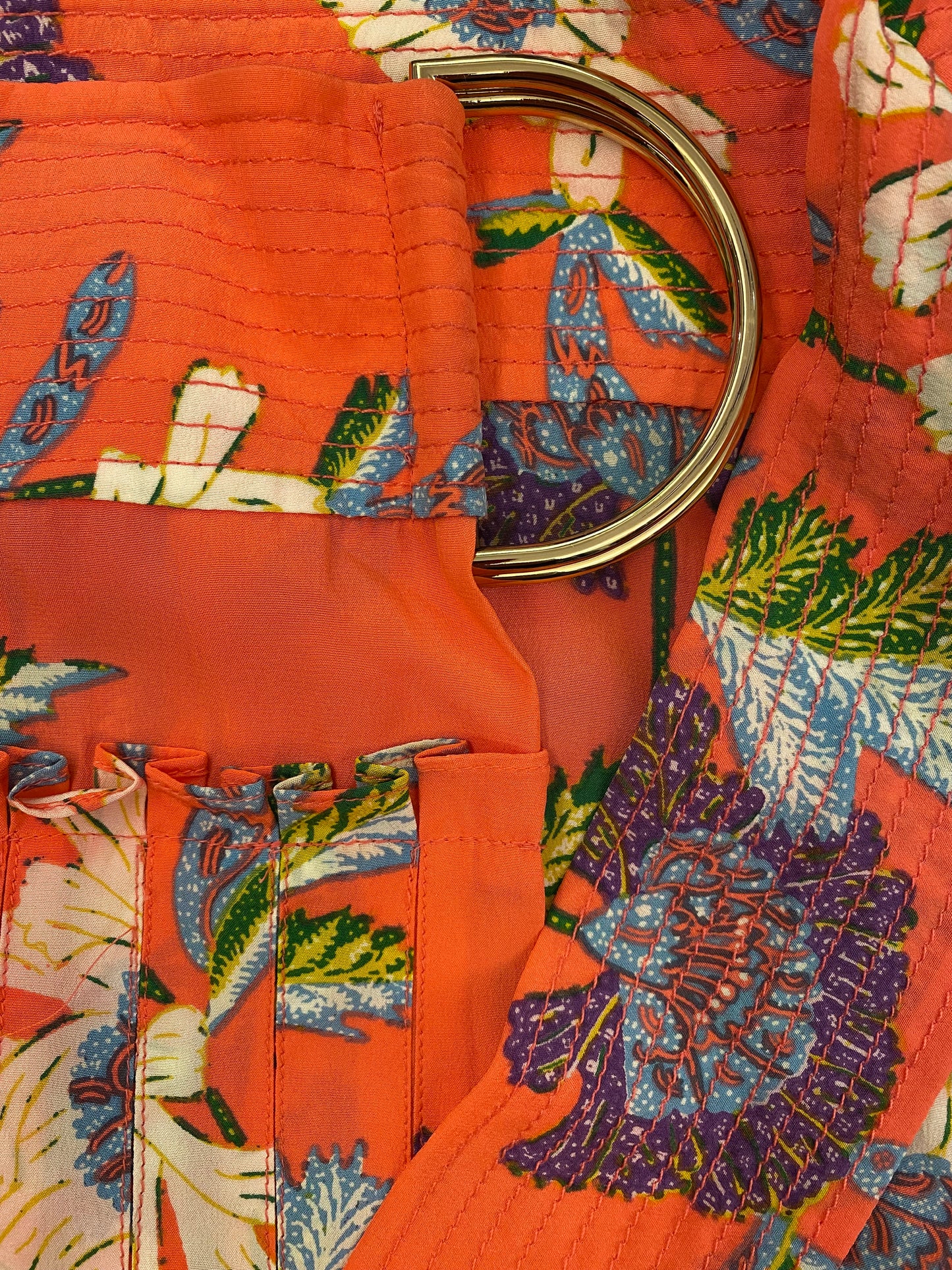 DIANE VON FURSTENBERG Maxi Floral Print Silk Wrap Skirt Size 8