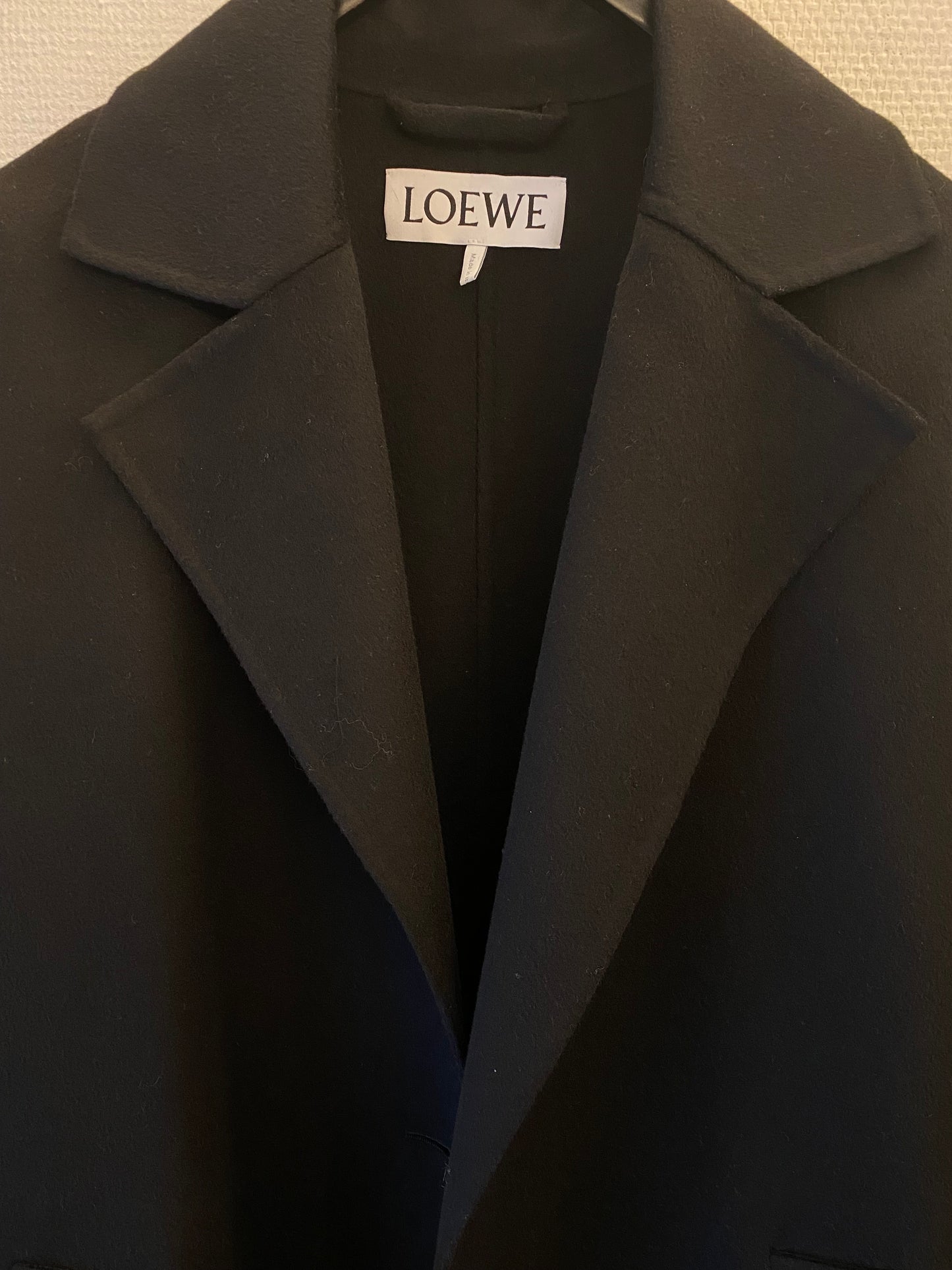 LOEWE Wool and Cashmere Coat Size 34