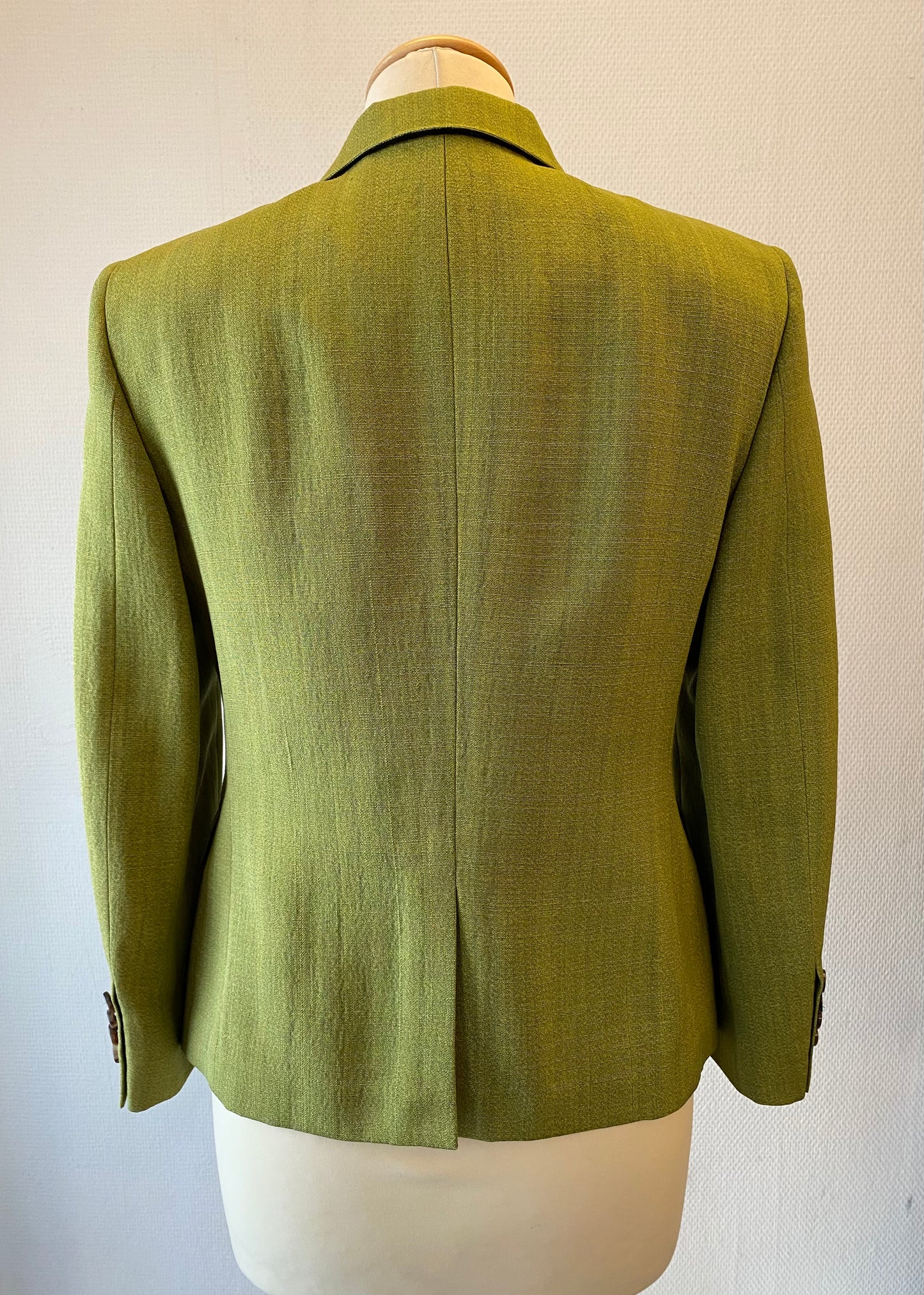 MARNI Blazer in Viscose & Silk - Kiwi Green Size IT 40