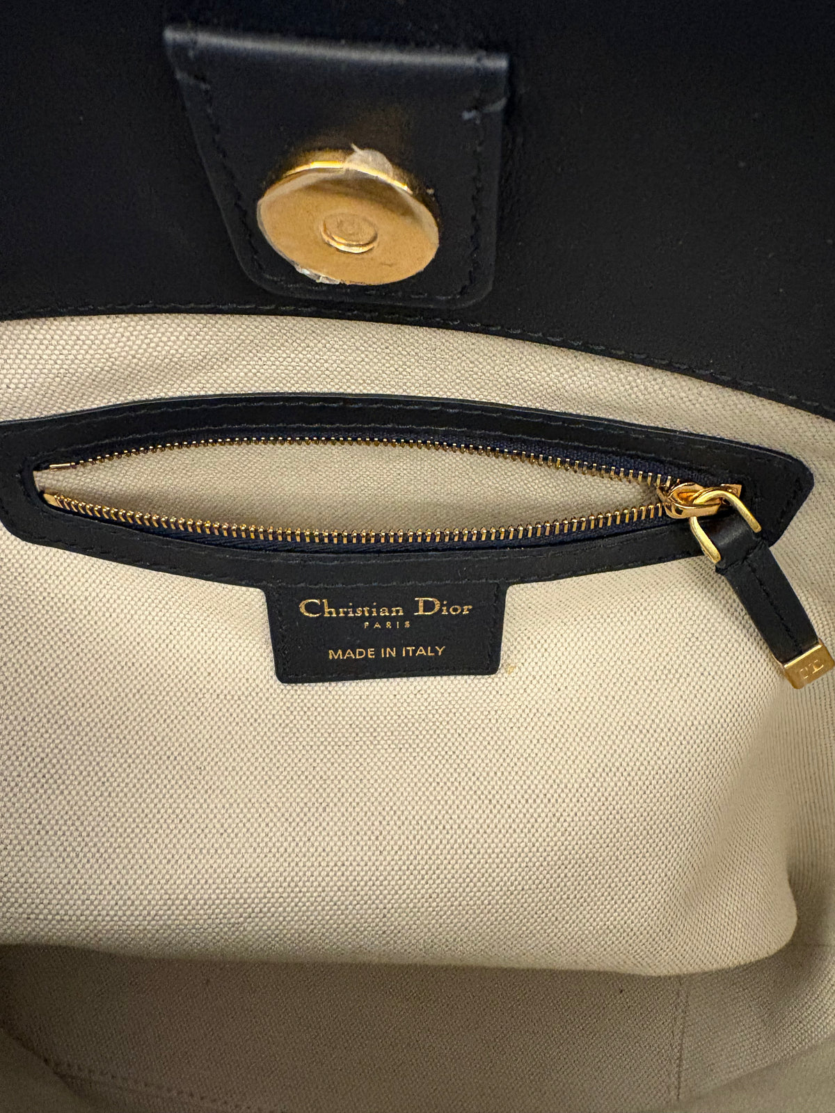 CHRISTIAN DIOR Diorstar Bucket Bag Blue Oblique Jacquard