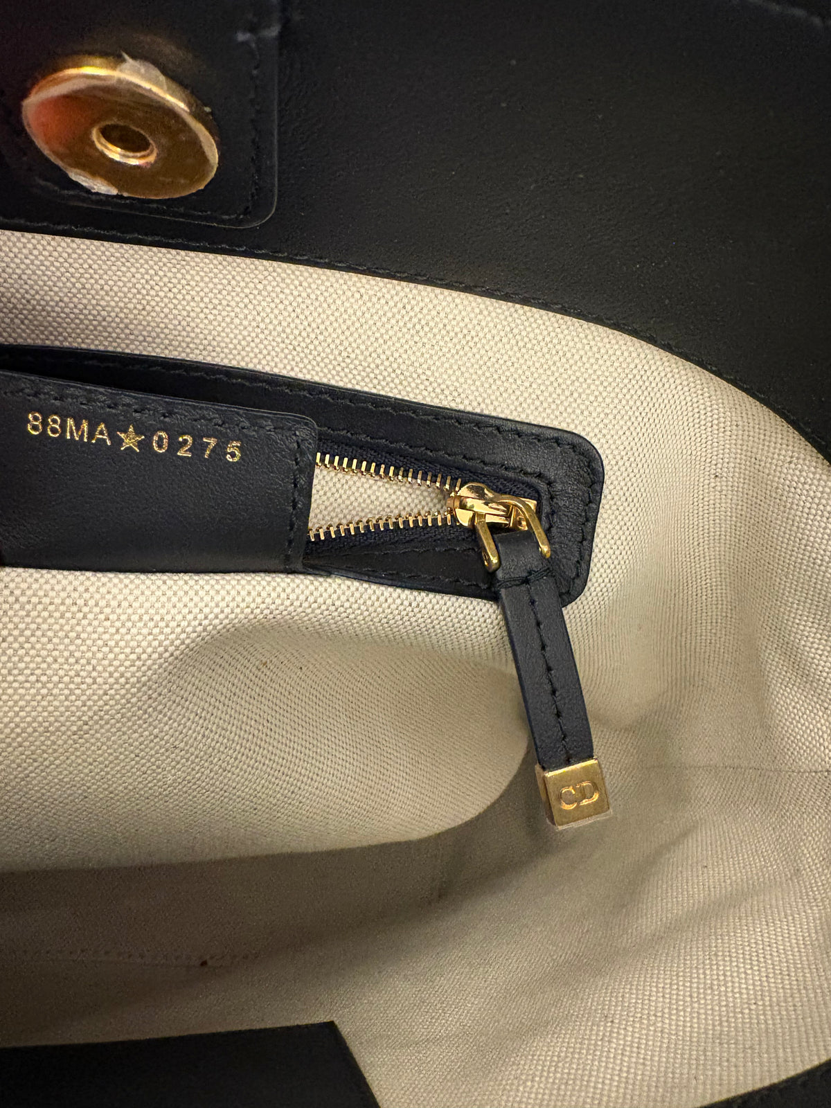 CHRISTIAN DIOR Diorstar Bucket Bag Blue Oblique Jacquard