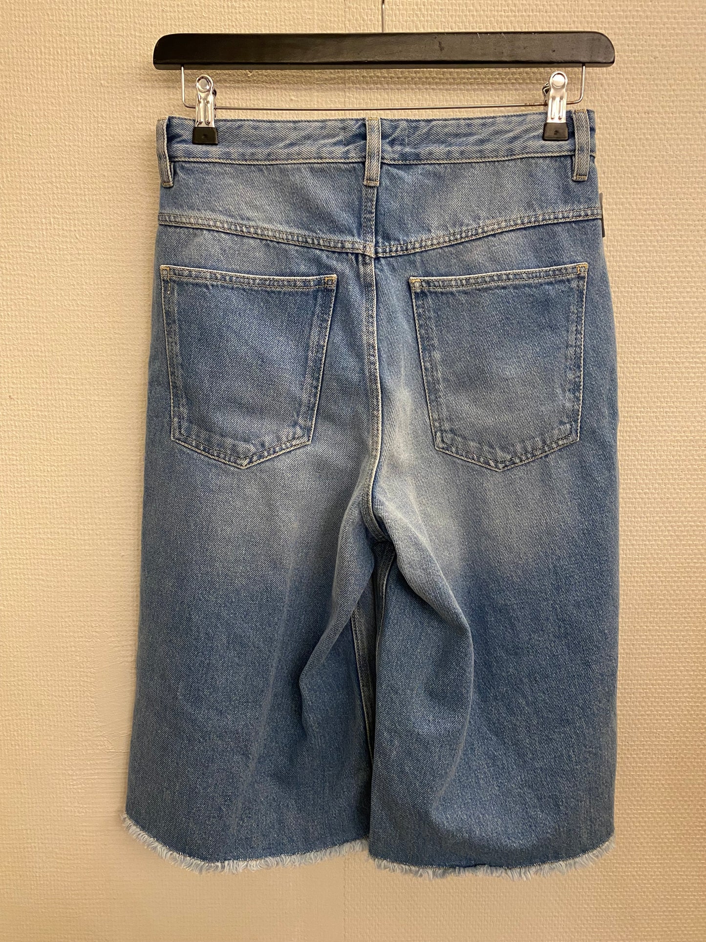 ISABEL MARANT Denim Wide-Leg Shorts Size 36