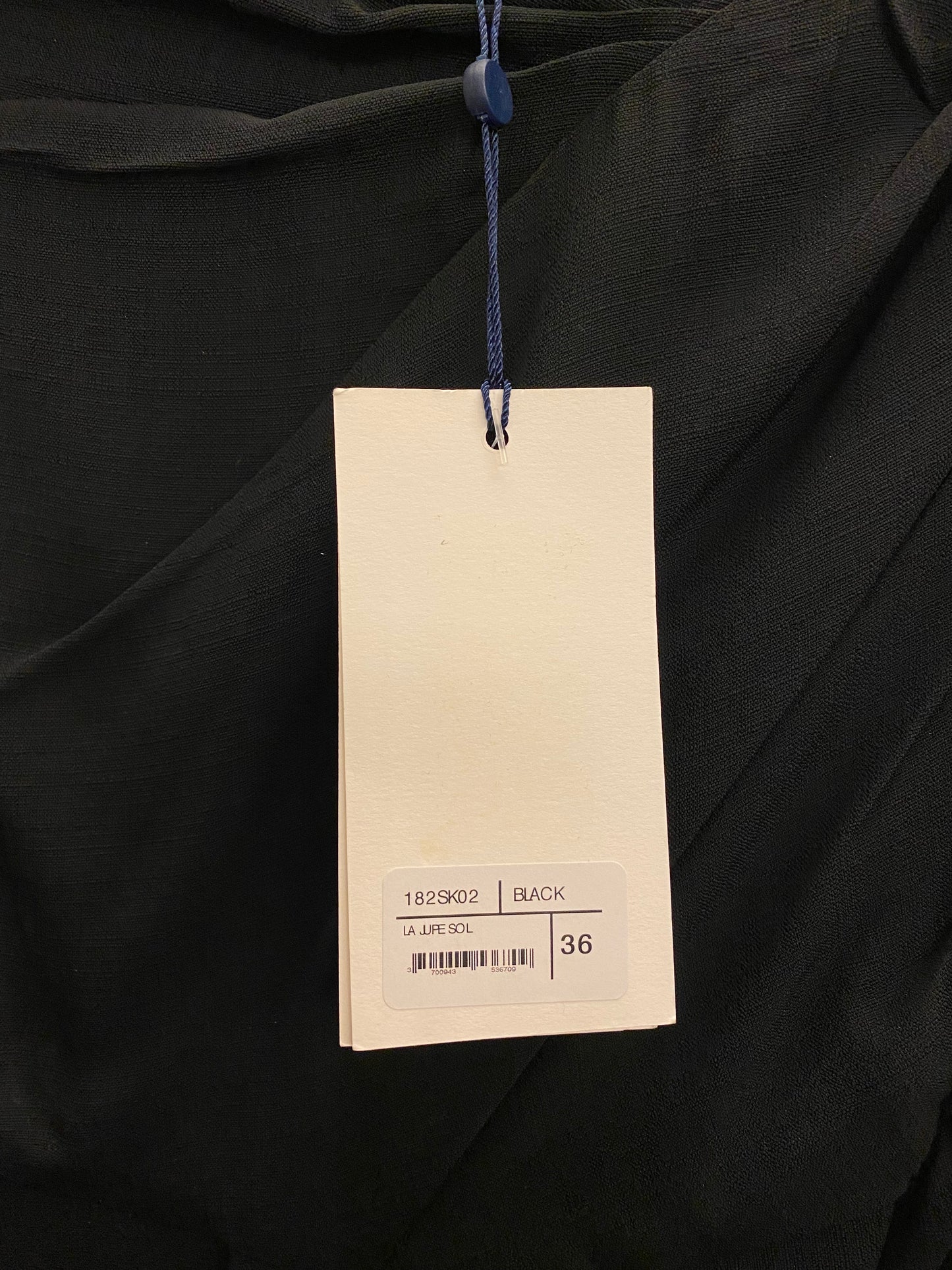 JACQUEMUS Midi Black Skirt Size 36
