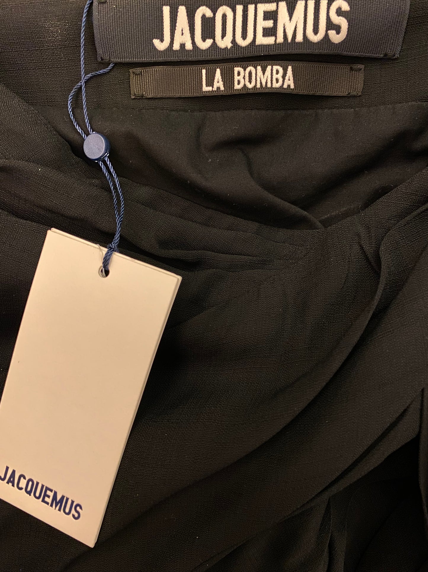 JACQUEMUS Midi Black Skirt Size 36