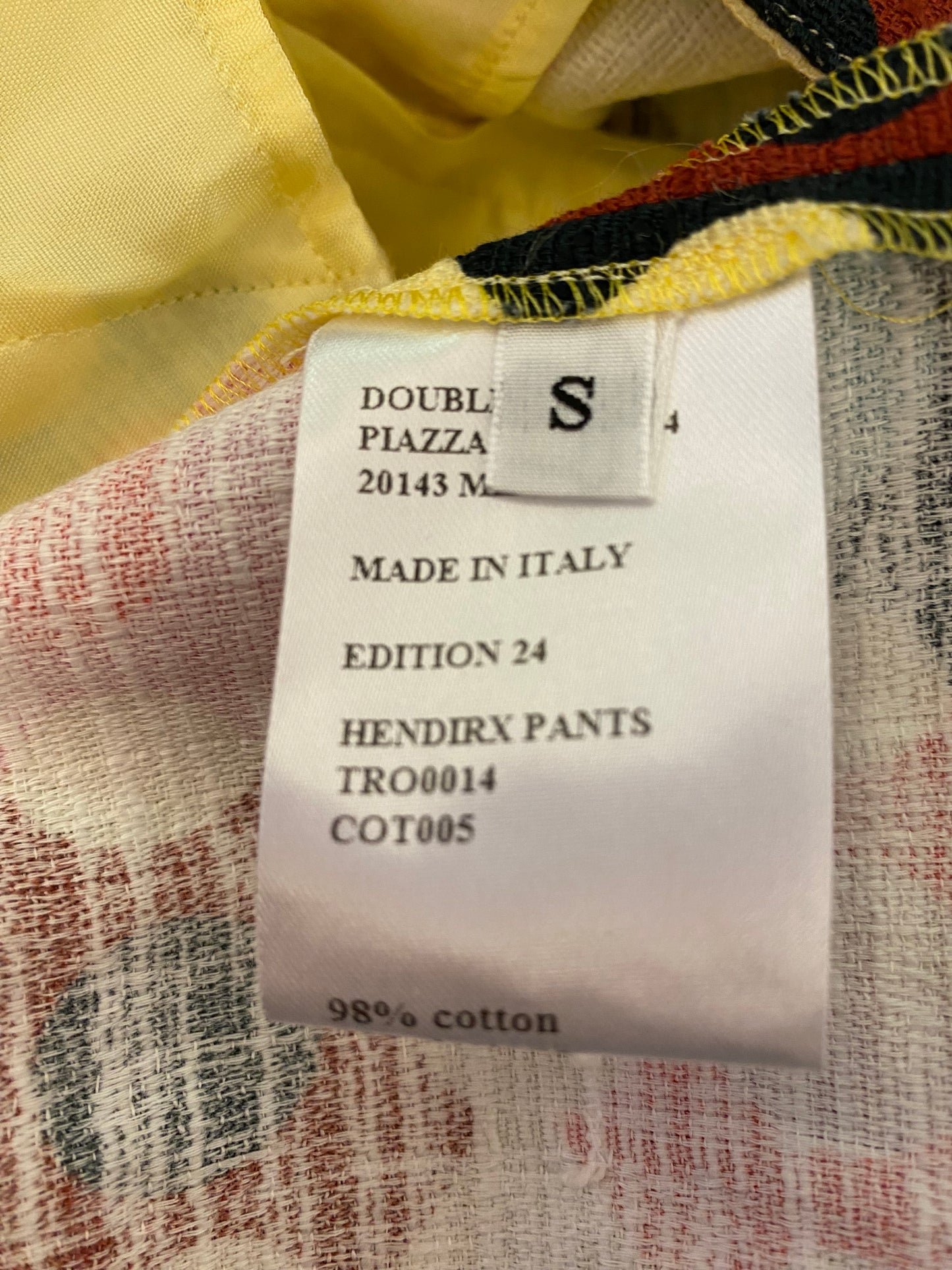 LA DOUBLEJ Cotton Top & Pants Size S